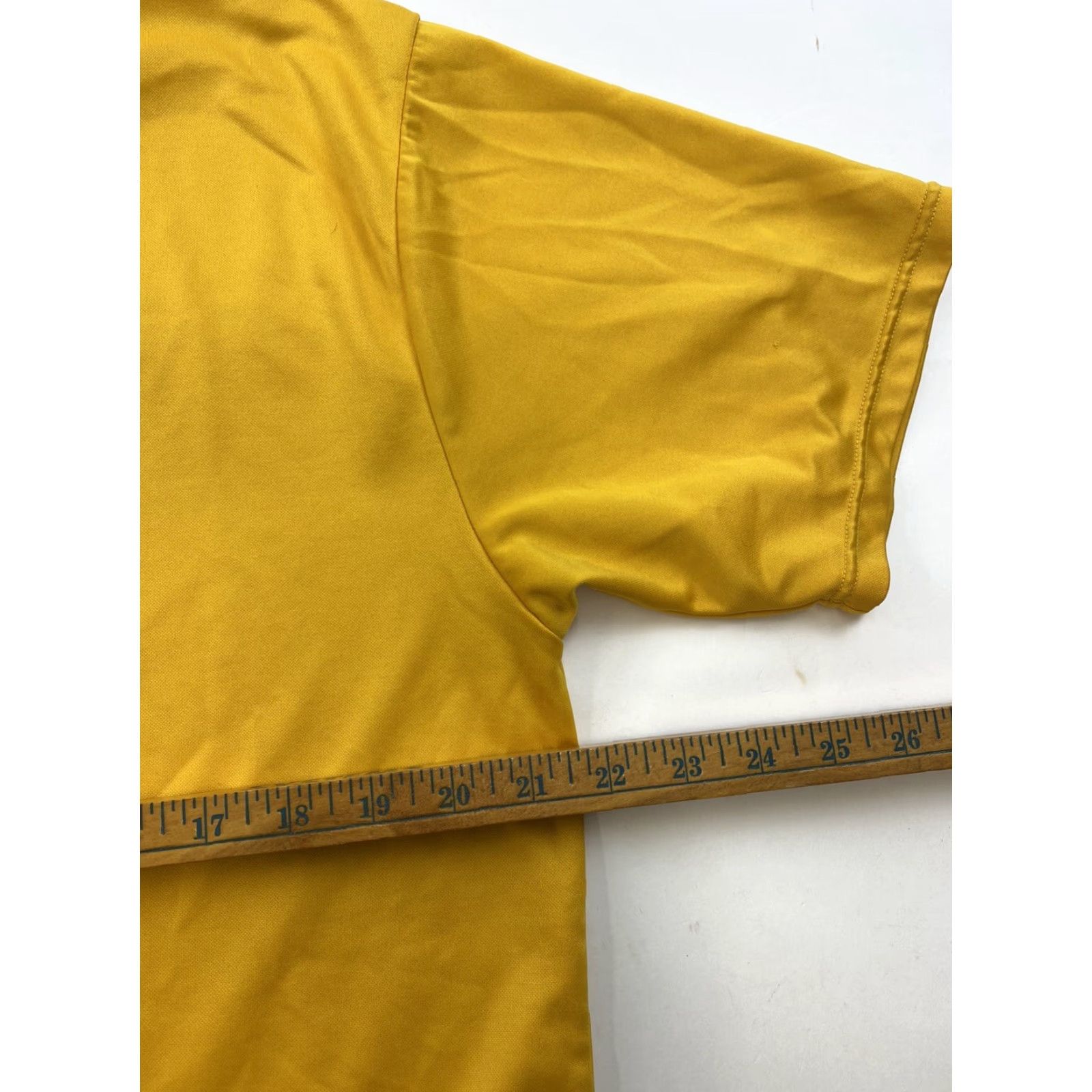 Nike VINTAGE Nike Athletic Shirt Mens Large Yellow Made In USA Size US L / EU 52-54 / 3 - 7 Thumbnail