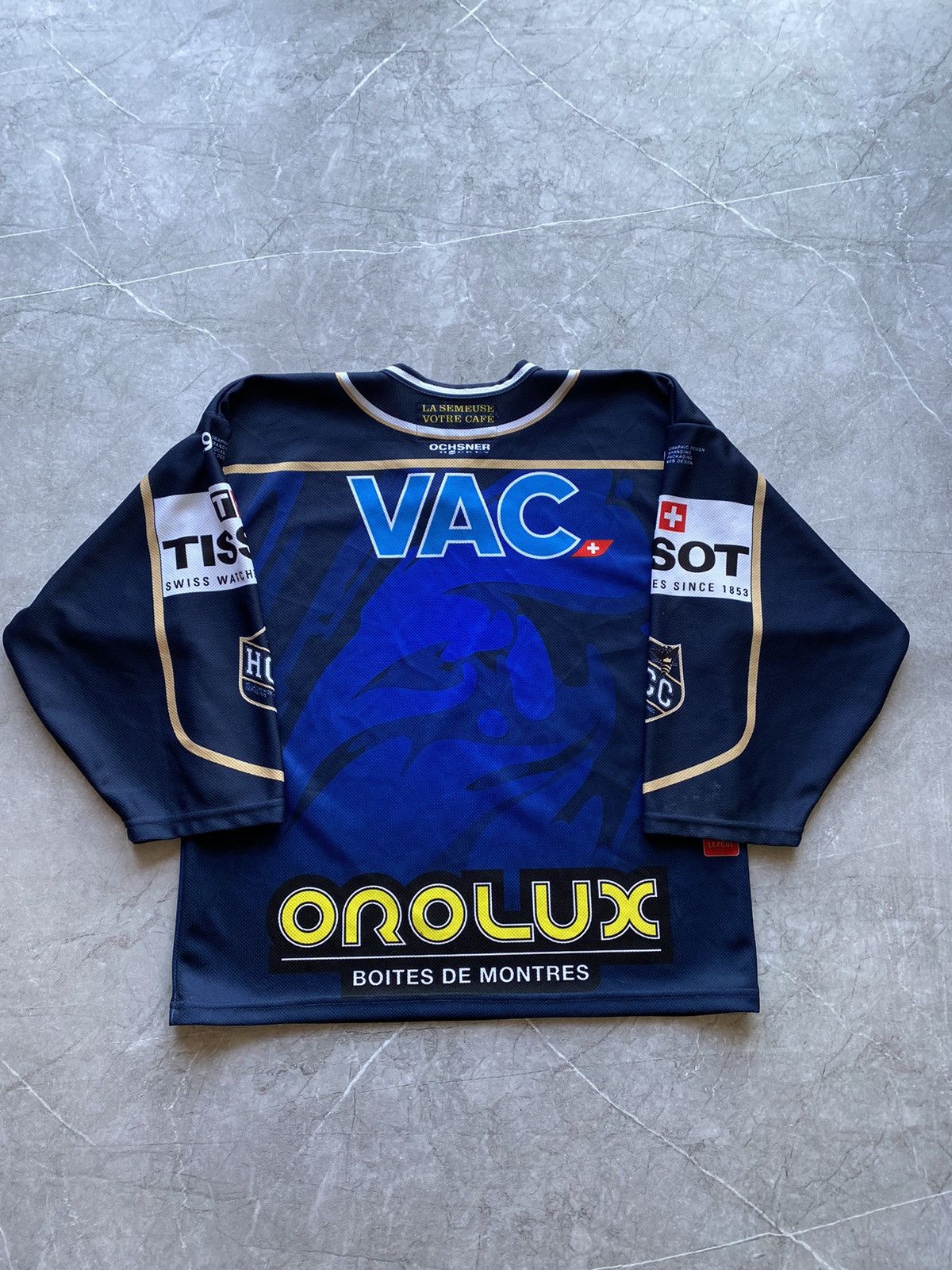 Vintage Vintage HC La Chaux-de-Fonds 2012-2013 Home Hockey Jersey Size US XXS / EU 40 - 13 Thumbnail