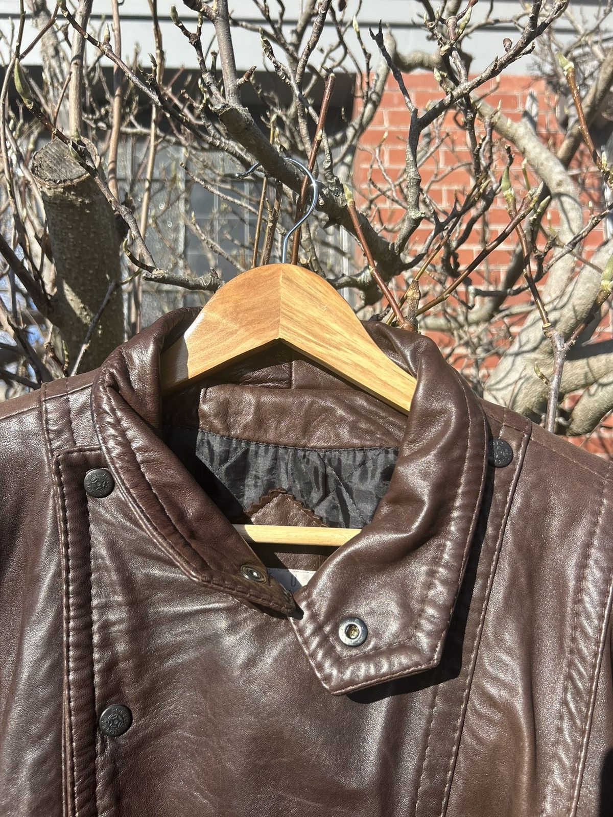 Other 1992 Leather Bomber Jacket Size US XL / EU 56 / 4 - 4 Thumbnail