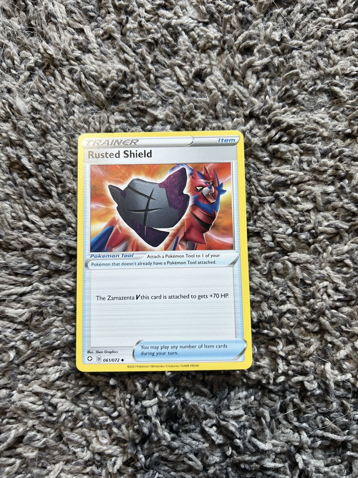 Pokemon 2021 Pokémon Rusted Shield Card Size ONE SIZE - 1 Thumbnail
