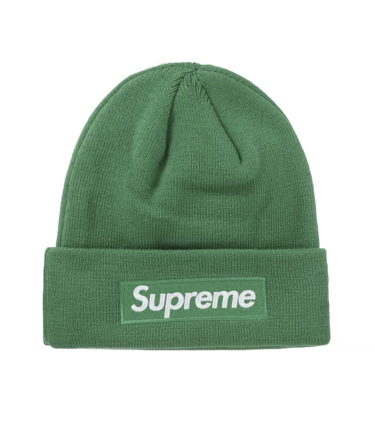 New Era × Supreme Supreme x New Era Box Logo Beanie Green Size ONE SIZE - 1 Thumbnail
