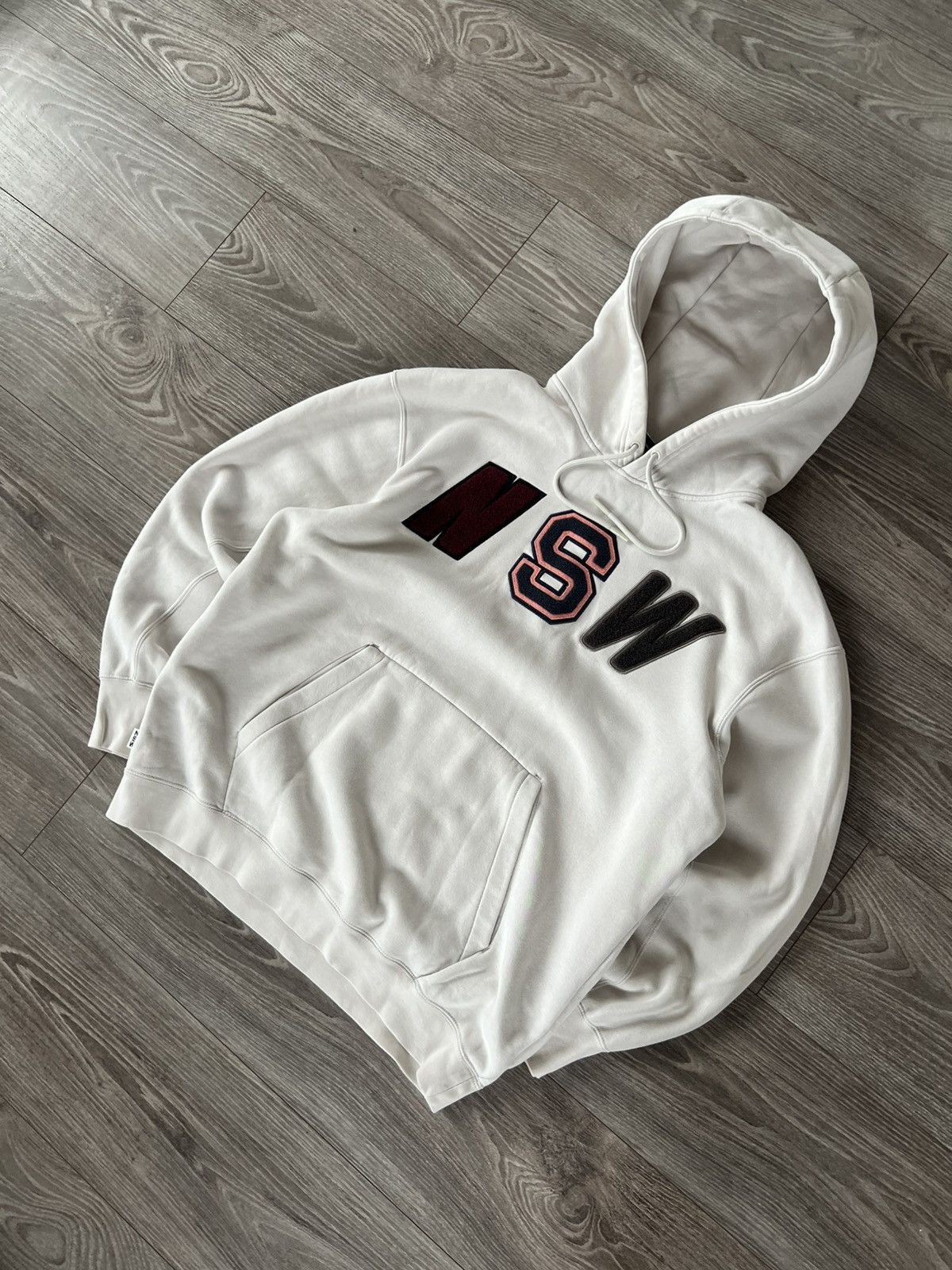 Nike ‼️Nike NSW Flanel Teddy Logo Rare Oversize Hoodie‼️ Size US S / EU 44-46 / 1 - 3 Thumbnail