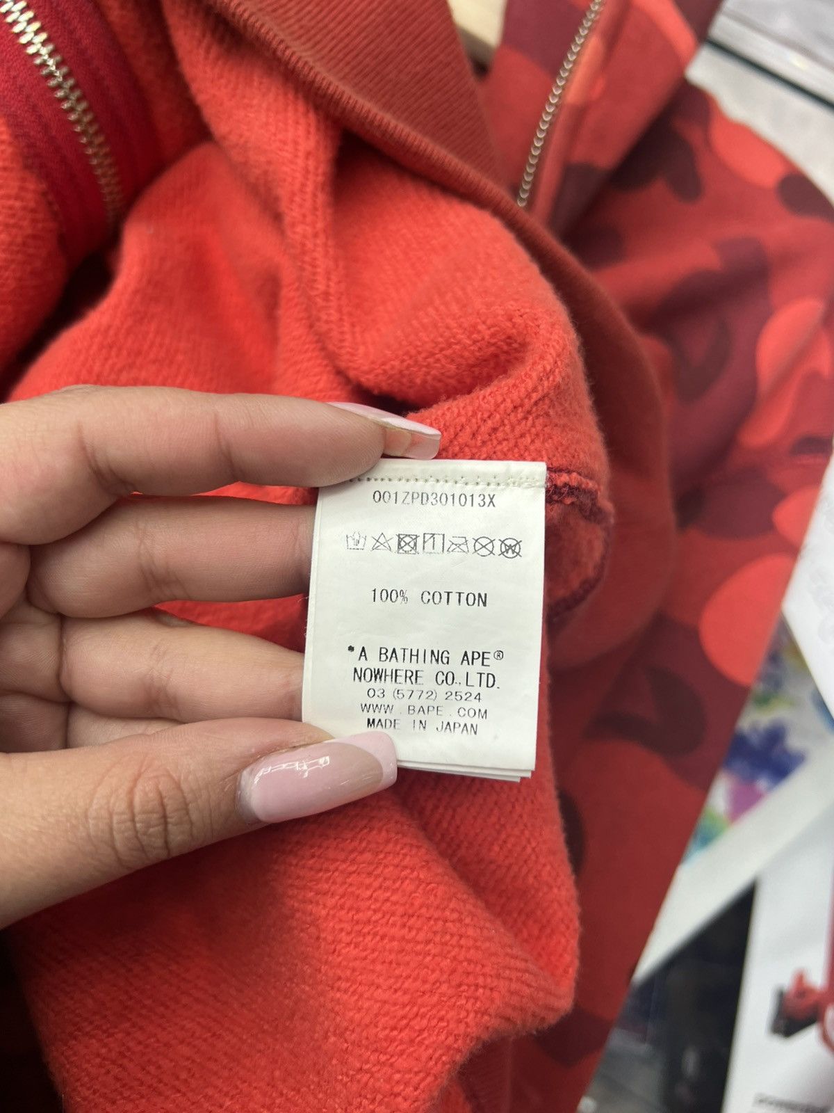 Bape Bape Swarovski Hoodie Full Zip Size US XL / EU 56 / 4 - 14 Thumbnail