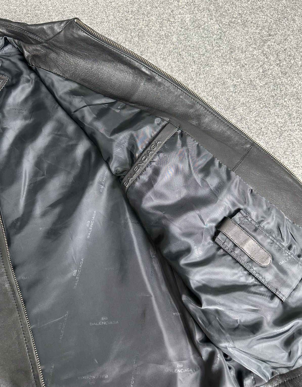 Balenciaga Balenciaga - Nicolas Ghesquiere 1997 Zip-Up Leather Jacket Size US M / EU 48-50 / 2 - 6 Thumbnail
