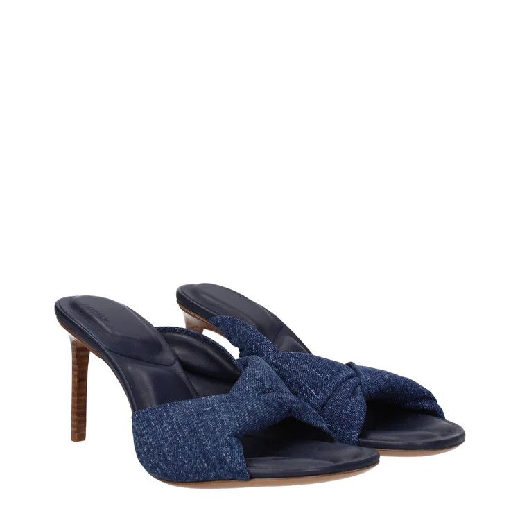 Jacquemus ob1o1e1124 Fabric Sandals in Blue Size US 5 / IT 35 - 2 Thumbnail