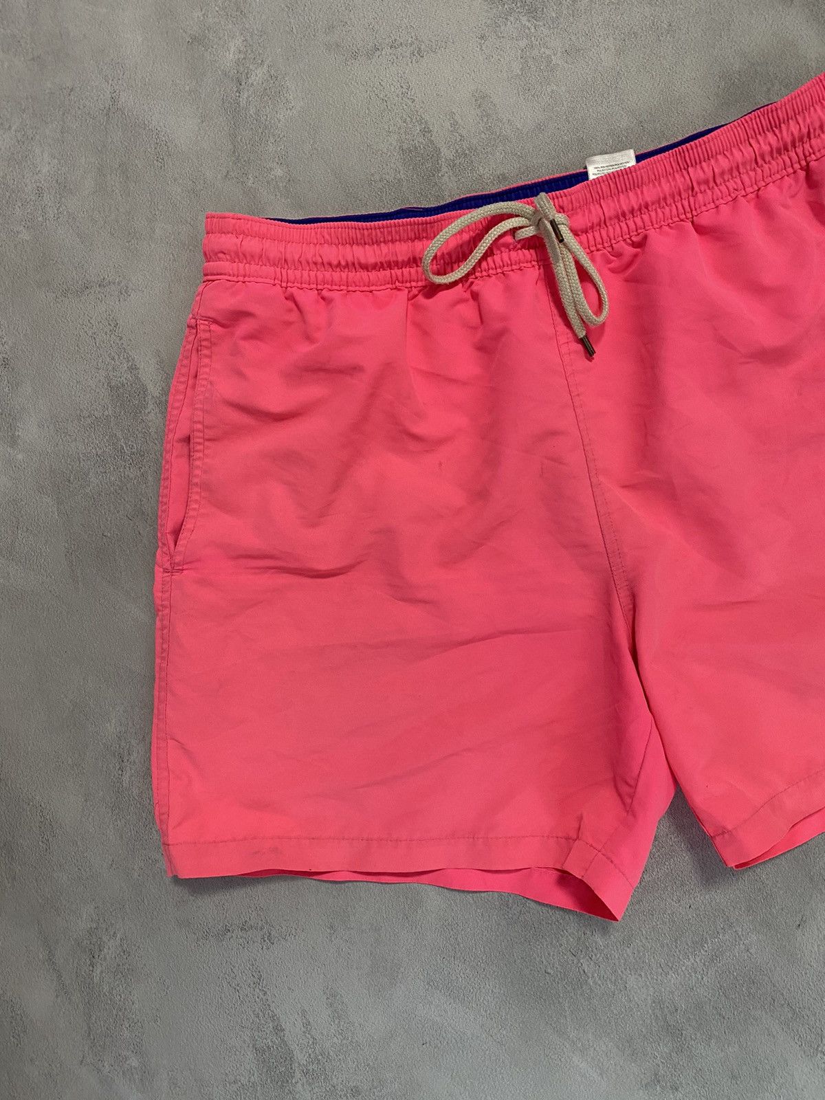 Polo Ralph Lauren × Ralph Lauren × Vintage 🍬Vintage 90s Shorts Ralph Lauren RL PINK Horse Size US 36 / EU 52 - 2 Thumbnail