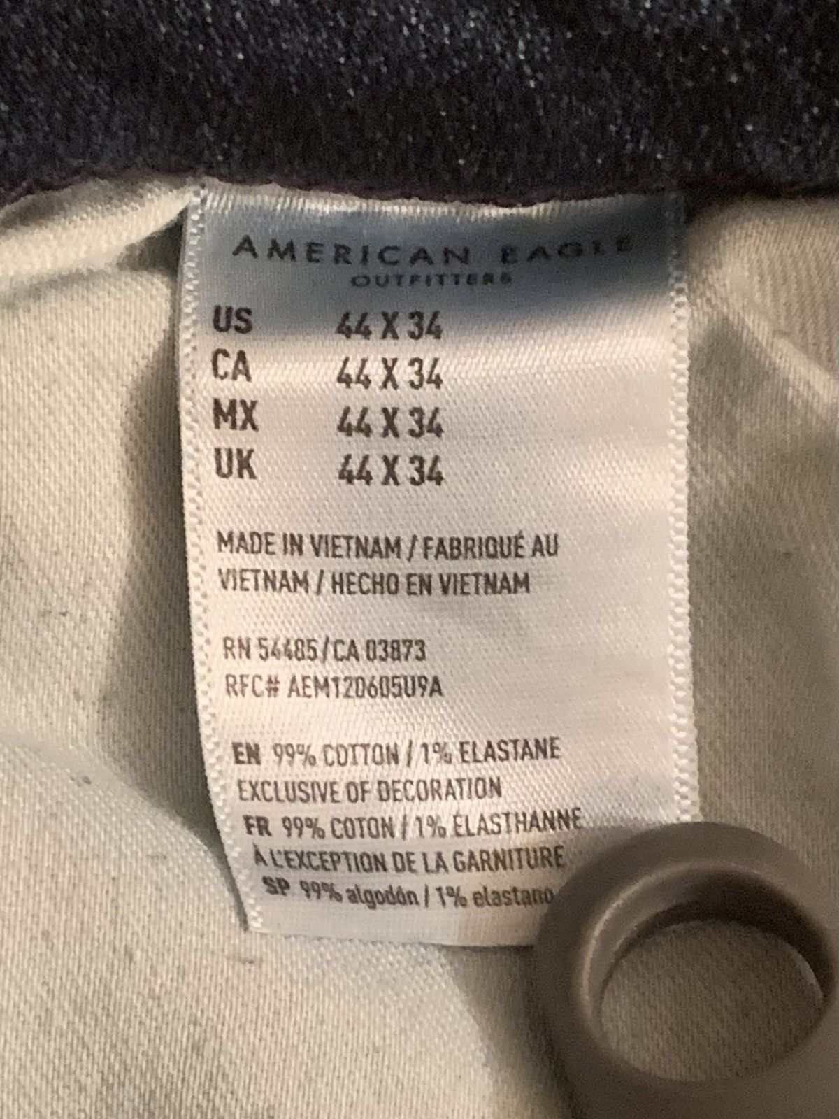 American Eagle Outfitters Vintage Y2K American Eagle Faded Blue Super Skinny Jeans Size US 44 / EU 60 - 6 Thumbnail