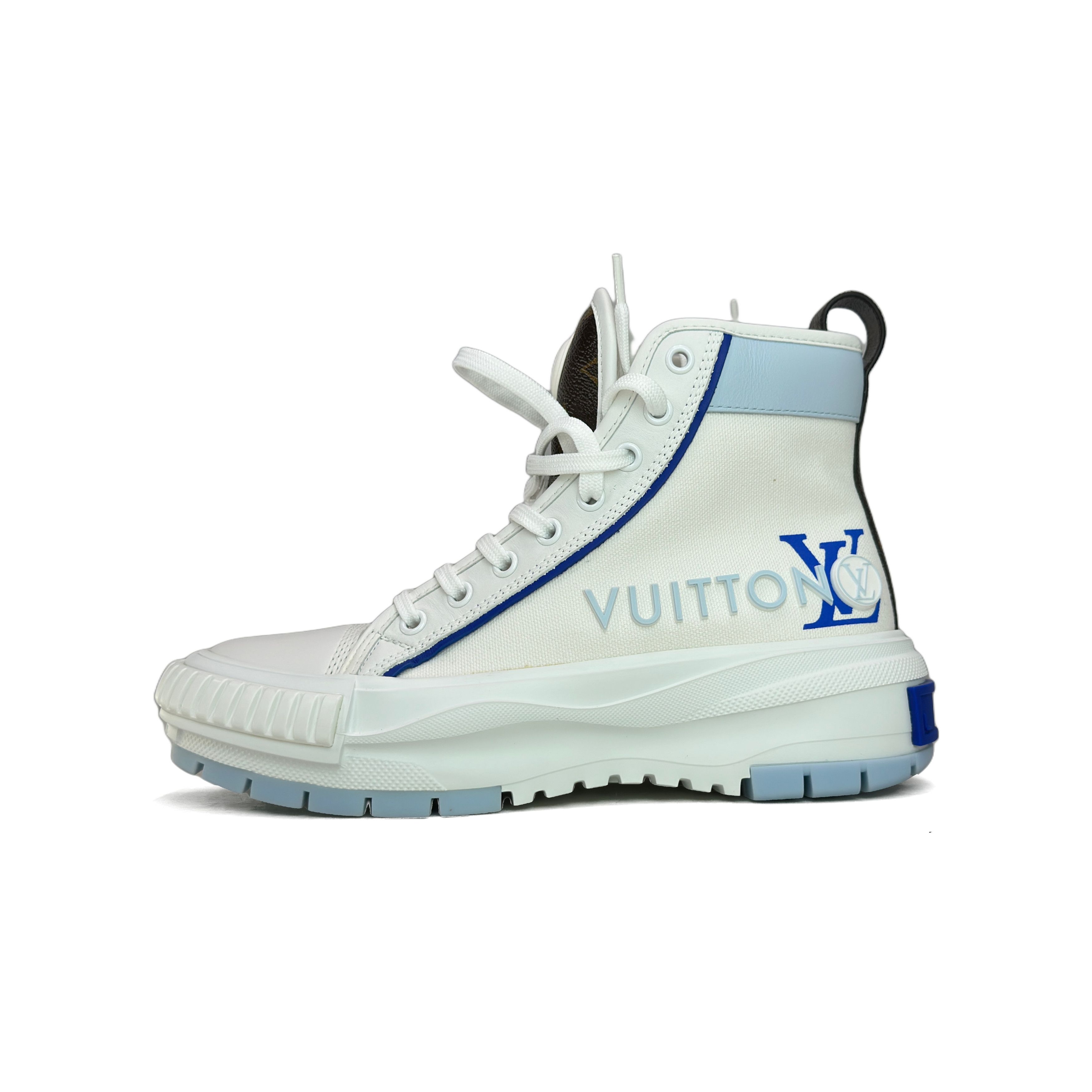 Louis Vuitton Louis Vuitton Squad High-Top Sneakers White 36 Size US 6 / IT 36 - 1 Thumbnail
