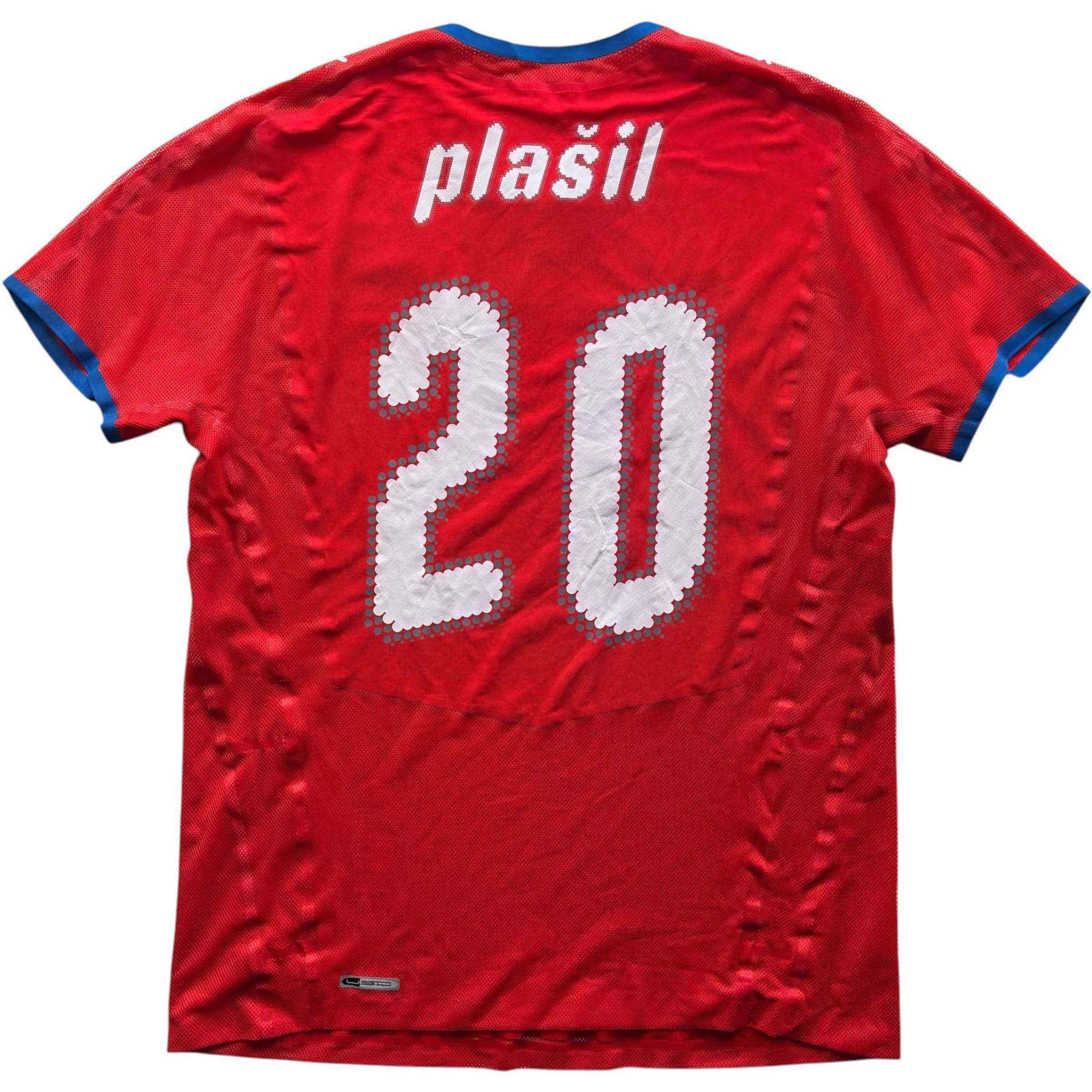 Puma MATCH WORN Czech Republic 2008 Plasil football jersey XL Size US XL / EU 56 / 4 - 1 Thumbnail