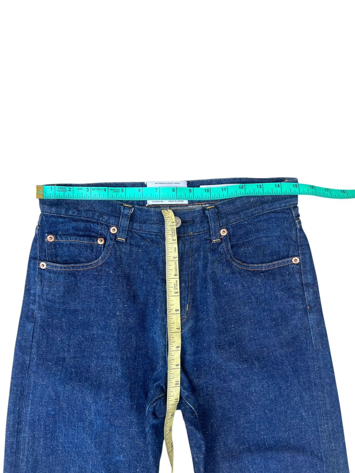 YAECA YAECA 8-11W Japan Lightweight Denim Selvedge Jeans Cropped Size US 30 / EU 46 - 2 Thumbnail