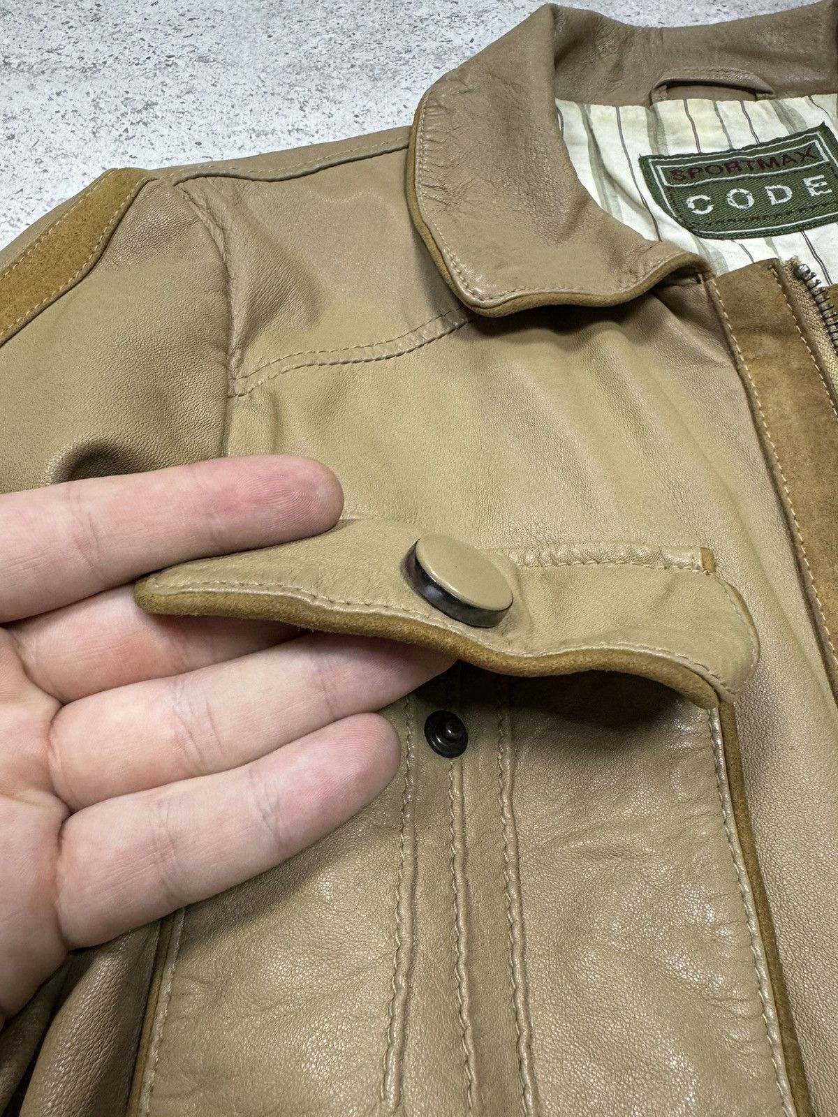 Japanese Brand × Vintage Vintage 00s Soft Leather Junya Watanabe Style Cropped Jacket Size US S / EU 44-46 / 1 - 6 Thumbnail