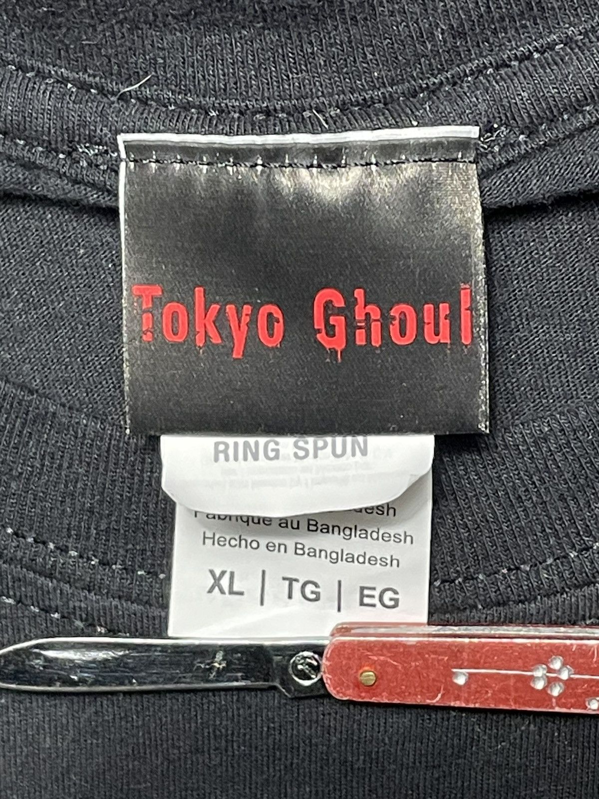 Anime Vintage Y2K Tokyo Ghoul Amazing Kaneki Mask T Shirt 74 Size US XL / EU 56 / 4 - 4 Thumbnail
