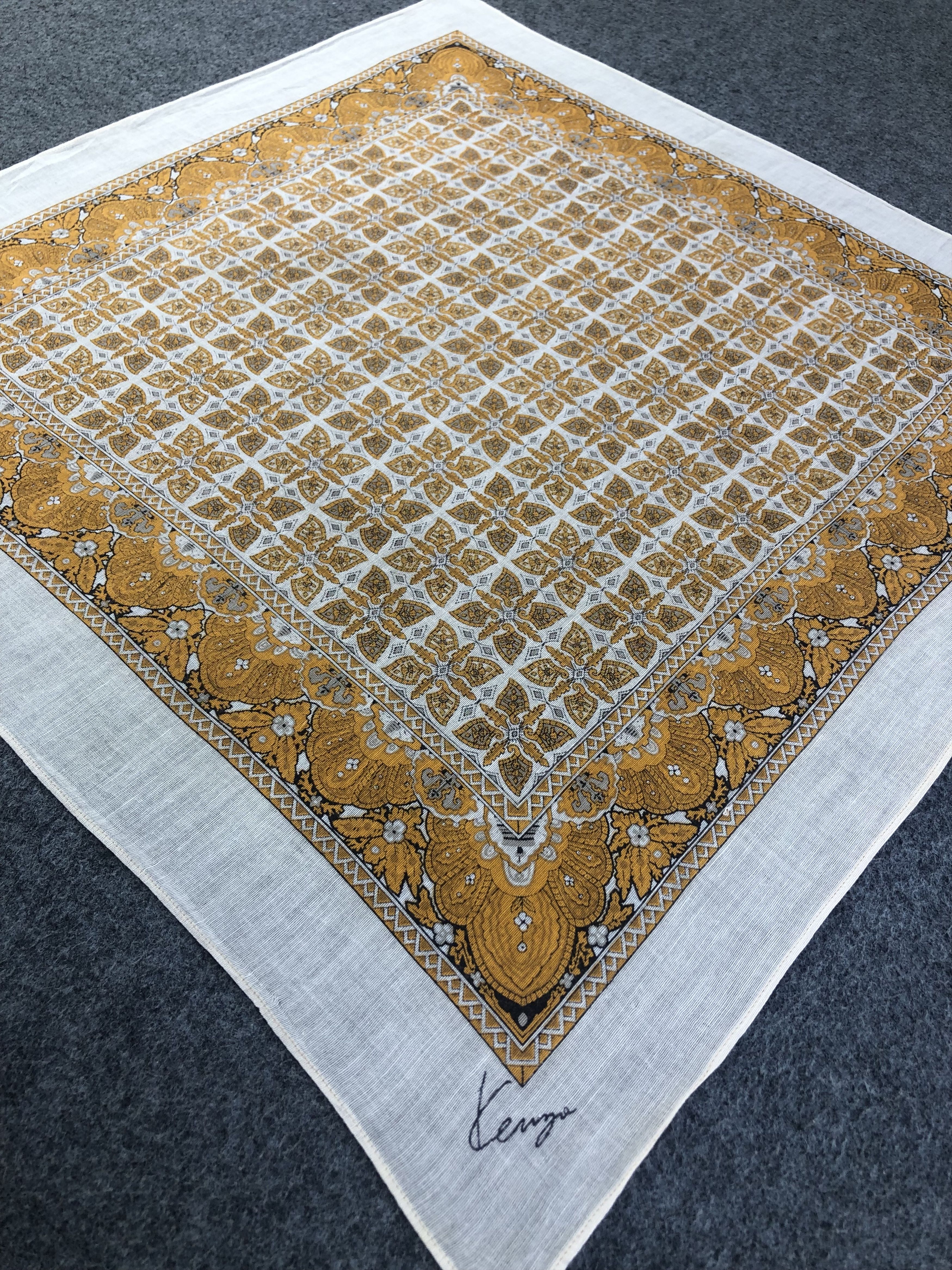 Kenzo × Vintage Kenzo Paislee Handkerchief / Bandana / Neckerchief Size ONE SIZE - 4 Thumbnail