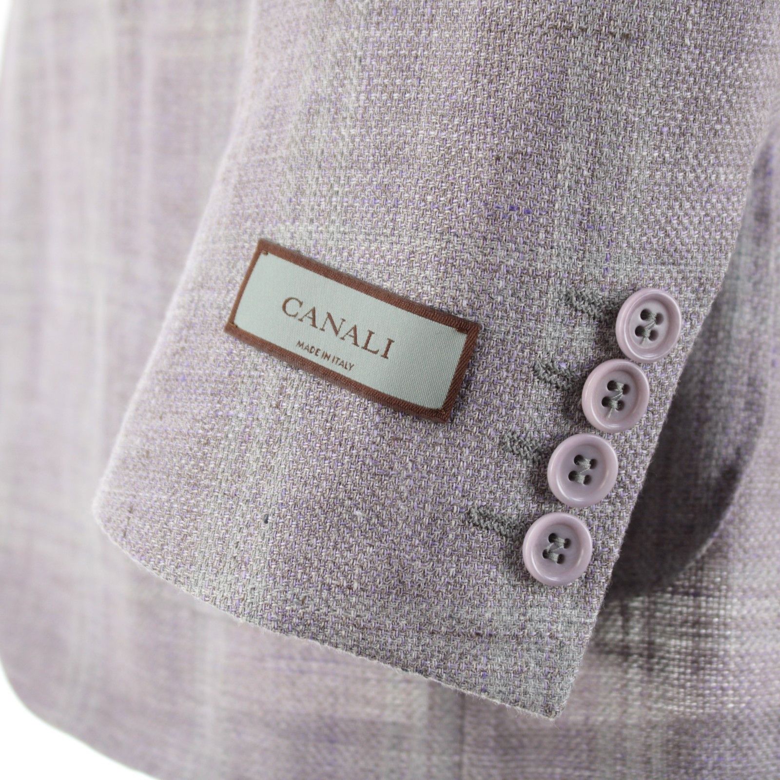 Canali Canali Sport Coat Size 40 Regular US in Purple Size 40R - 3 Thumbnail