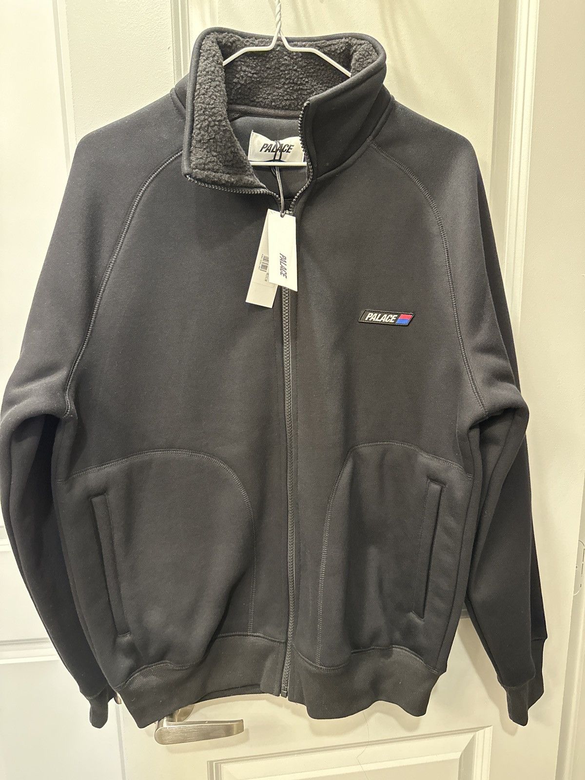 Palace Fleece Bonded Full Zip Black Medium | Grailed