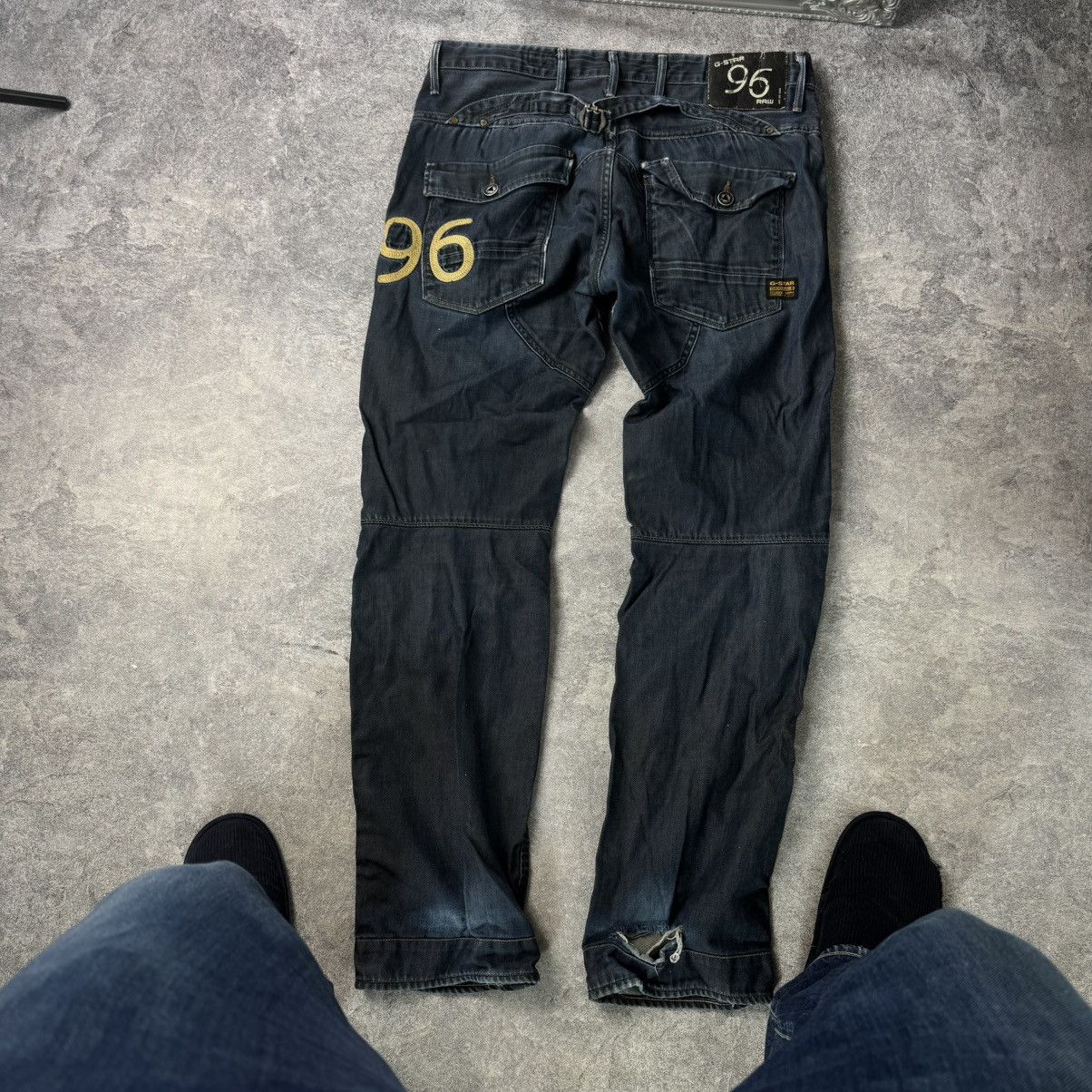 G-Star G-Star Raw 96 Elwood Heritage Denim Jeans Vintage 90s Size US 36 / EU 52 - 2 Thumbnail