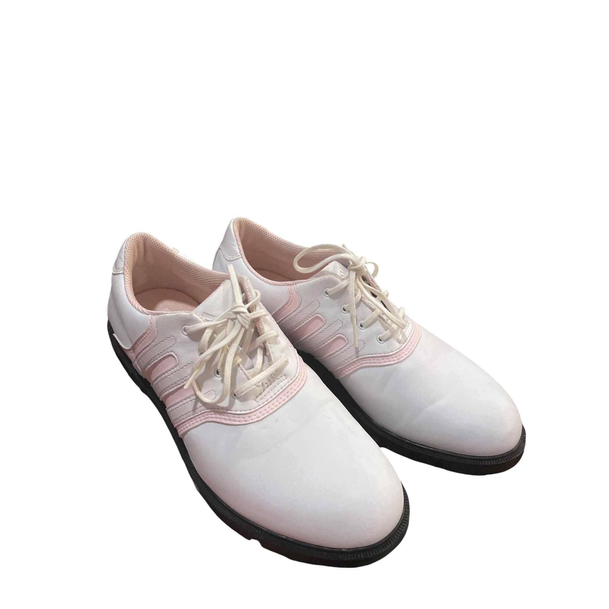 Adidas Adidas 738167 Traxion 2 Wms soft white pink golf shoes sneak Size US 7 / IT 37 - 16 Thumbnail
