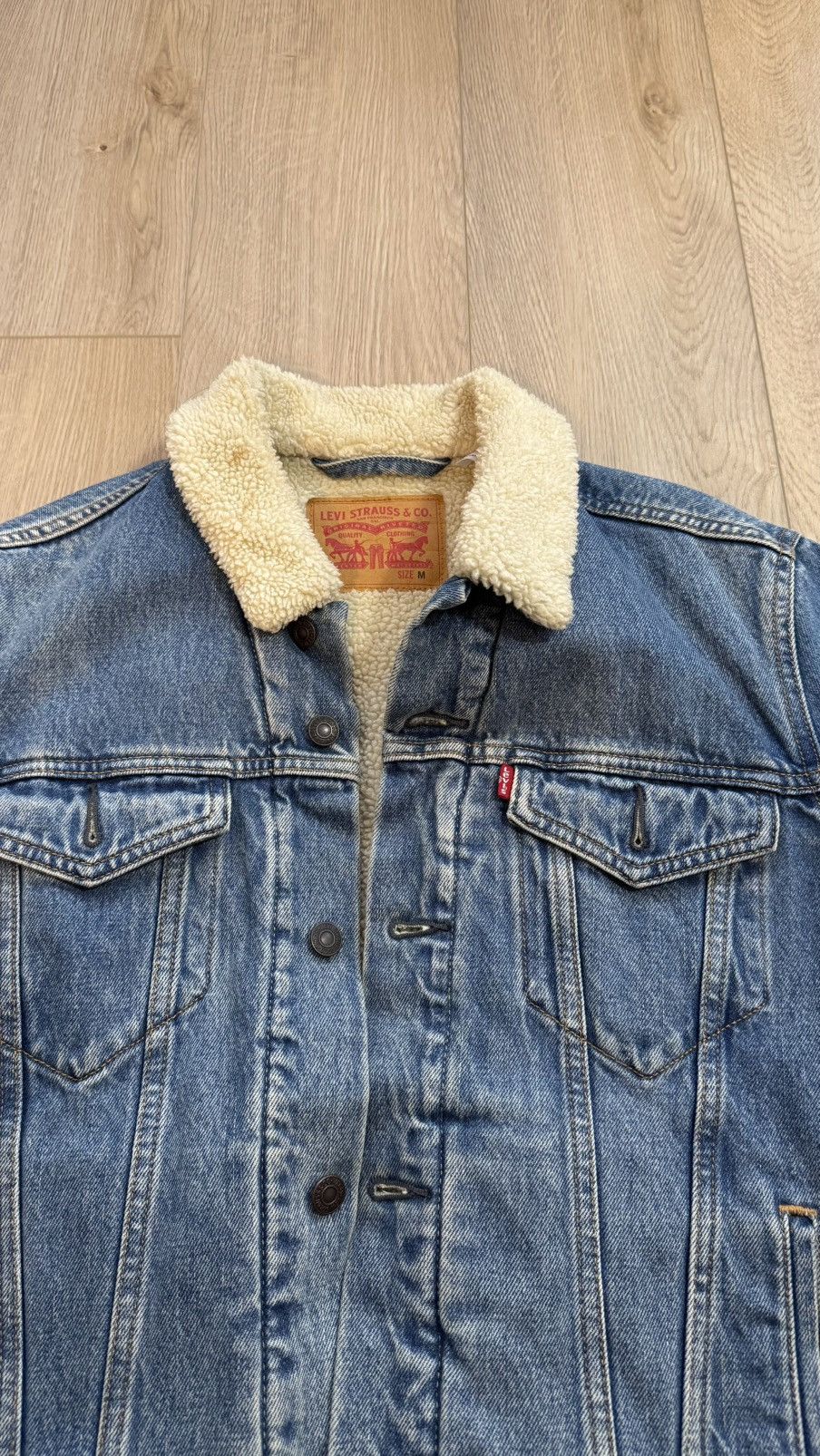 Levi's Levi’s Sherpa Lined Denim Jacket - Medium Size US S / EU 44-46 / 1 - 2 Thumbnail