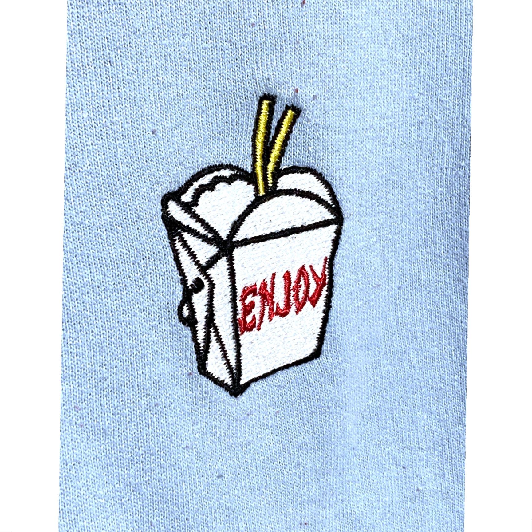 Vintage Riot Society Hoodie Sweatshirt Mens S Blue Embroidered Drawstring Hooded Pockets Fleece Cotton Polyester Size US S / EU 44-46 / 1 - 5 Thumbnail