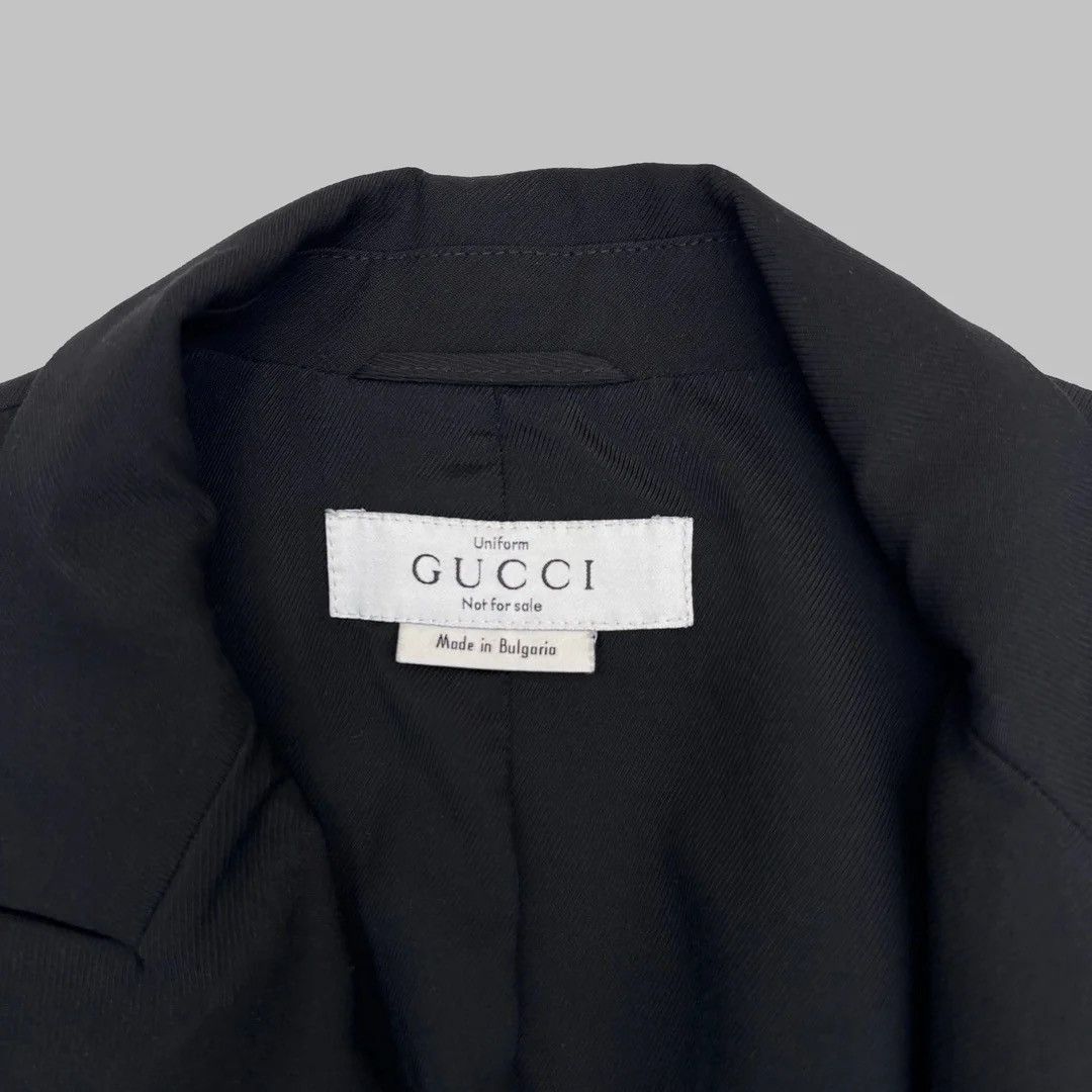 Gucci Gucci Designer Women Elegant Black Blazer Jacket Size S / US 4 / IT 40 - 3 Thumbnail