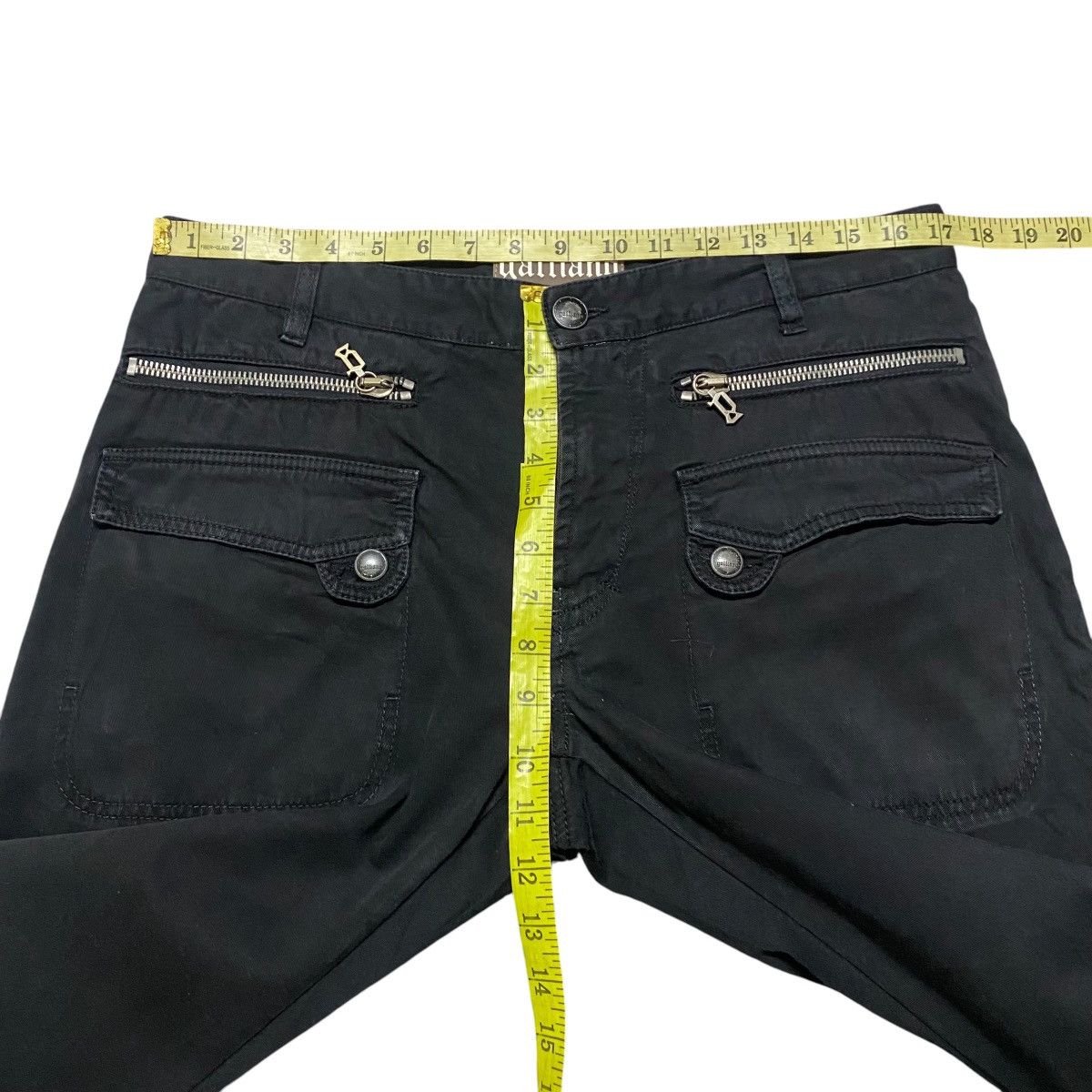 John Galliano John Galliano Black Cargo Pants Size US 34 / EU 50 - 12 Thumbnail