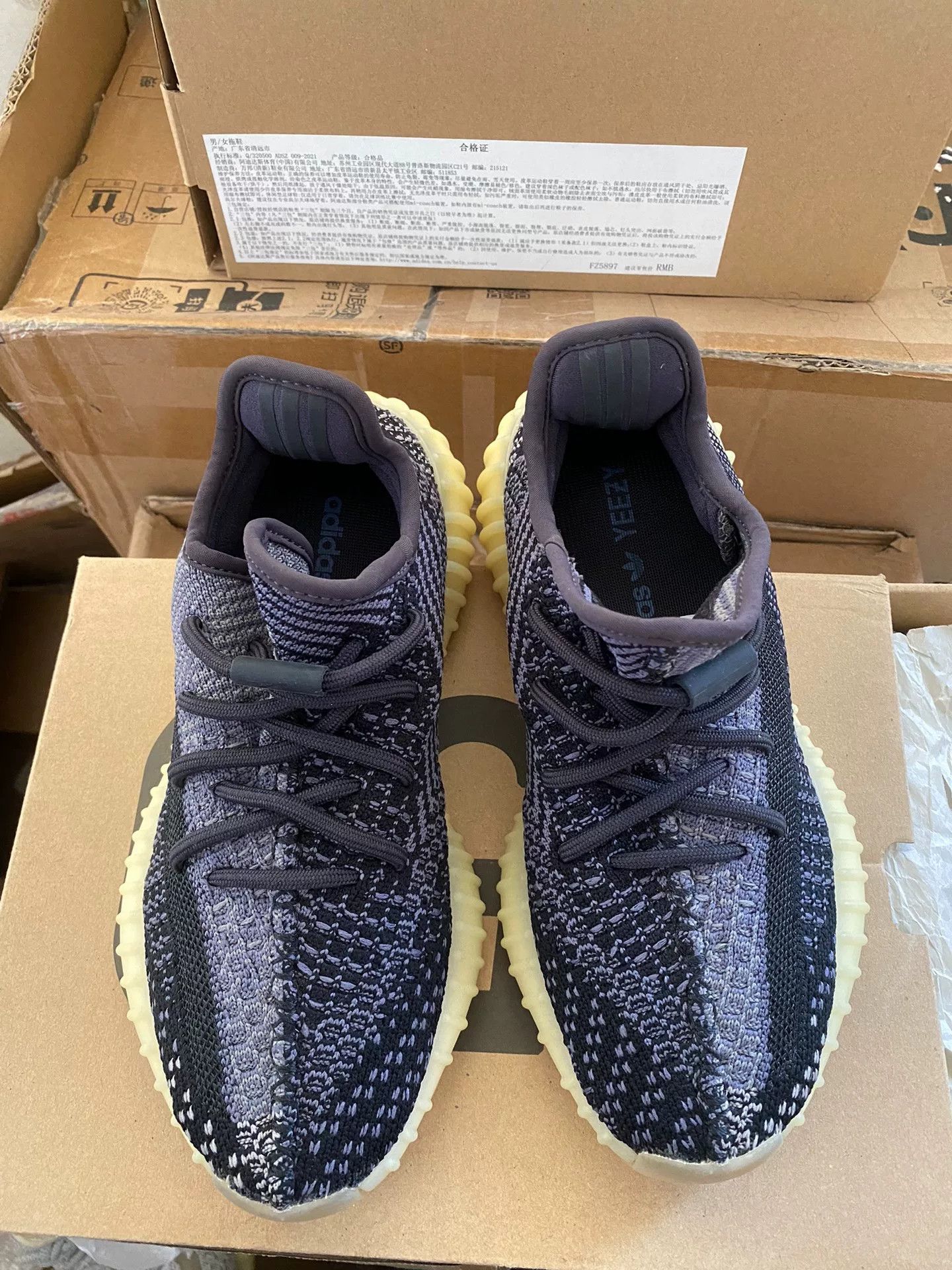 Adidas Adidas YEEZY350 Black Lowtop Sneakers 38 Men Size US 6 / EU 39 - 1 Thumbnail