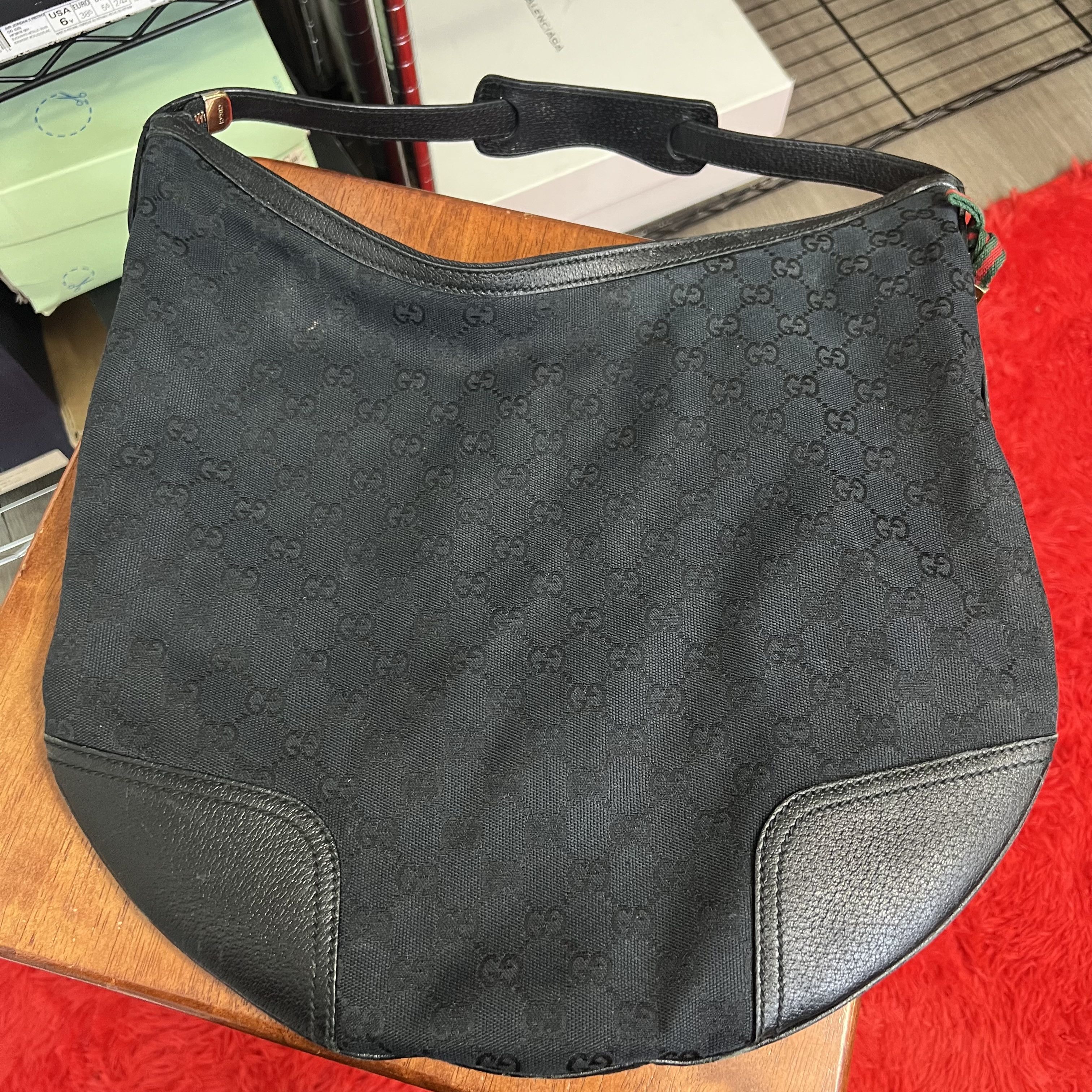 Gucci Gucci Monogram Large Princy Hobo Black Size ONE SIZE - 2 Thumbnail