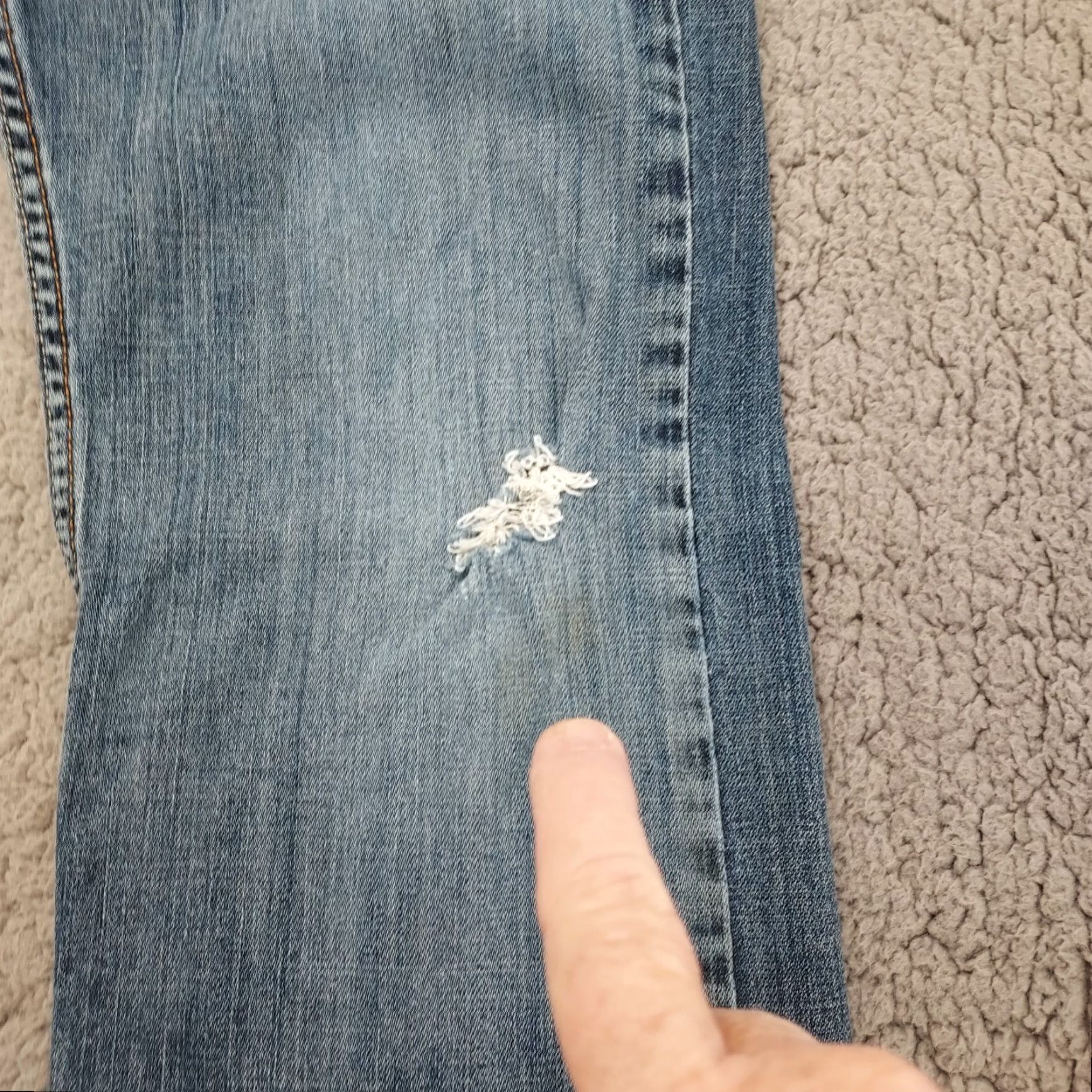 Denime Cinch Jeans Mens 26 x 30 Denim Blue Straight Leg Silver Label MB98034006 Normal Condition 5-Pocket Design Regular Rise Size US 26 / EU 42 - 6 Thumbnail