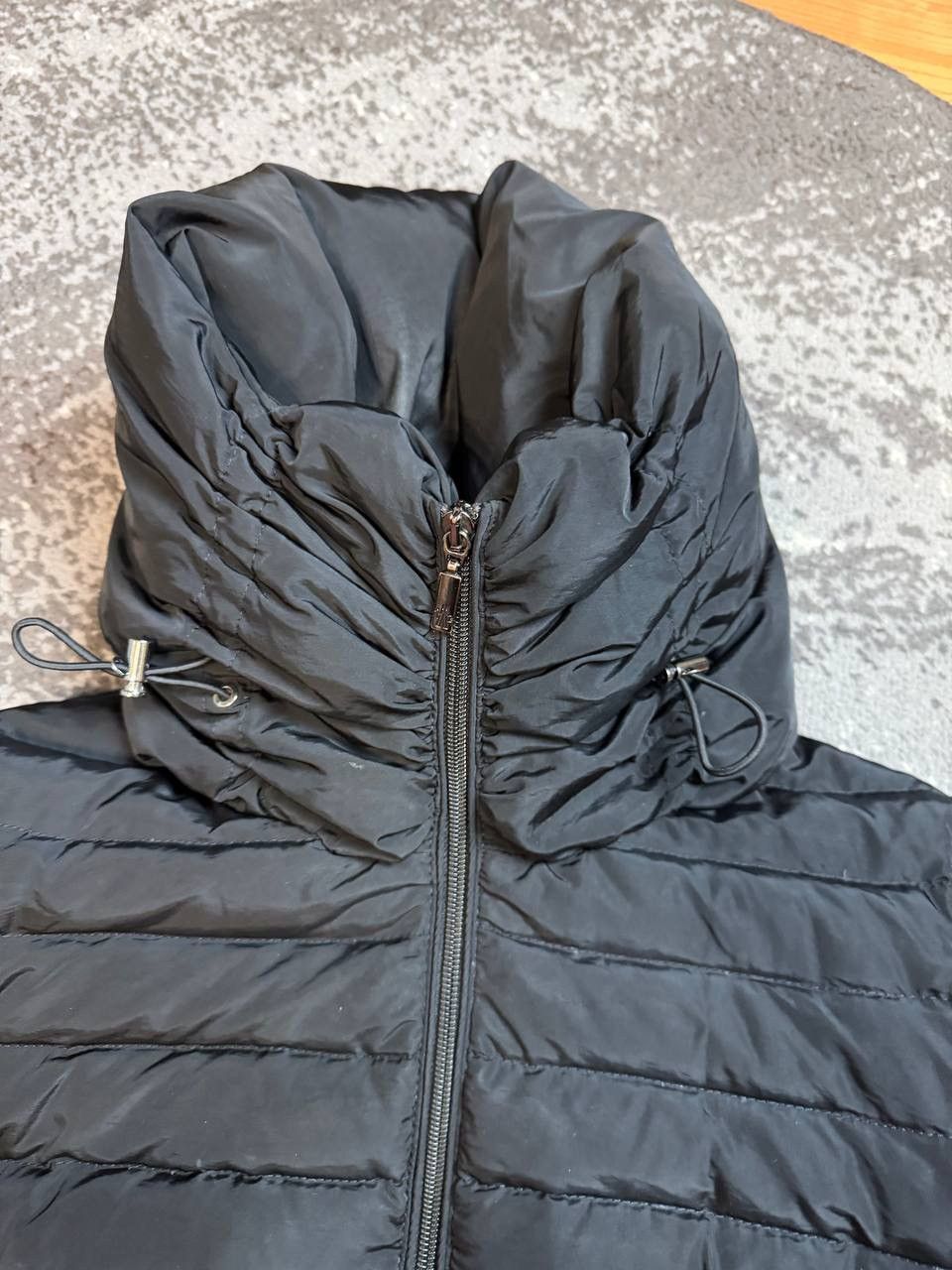 Moncler MONCLER DURACE Down Puffer Coat Jacket Black Big Collar Size XS / US 0-2 / IT 36-38 - 8 Thumbnail