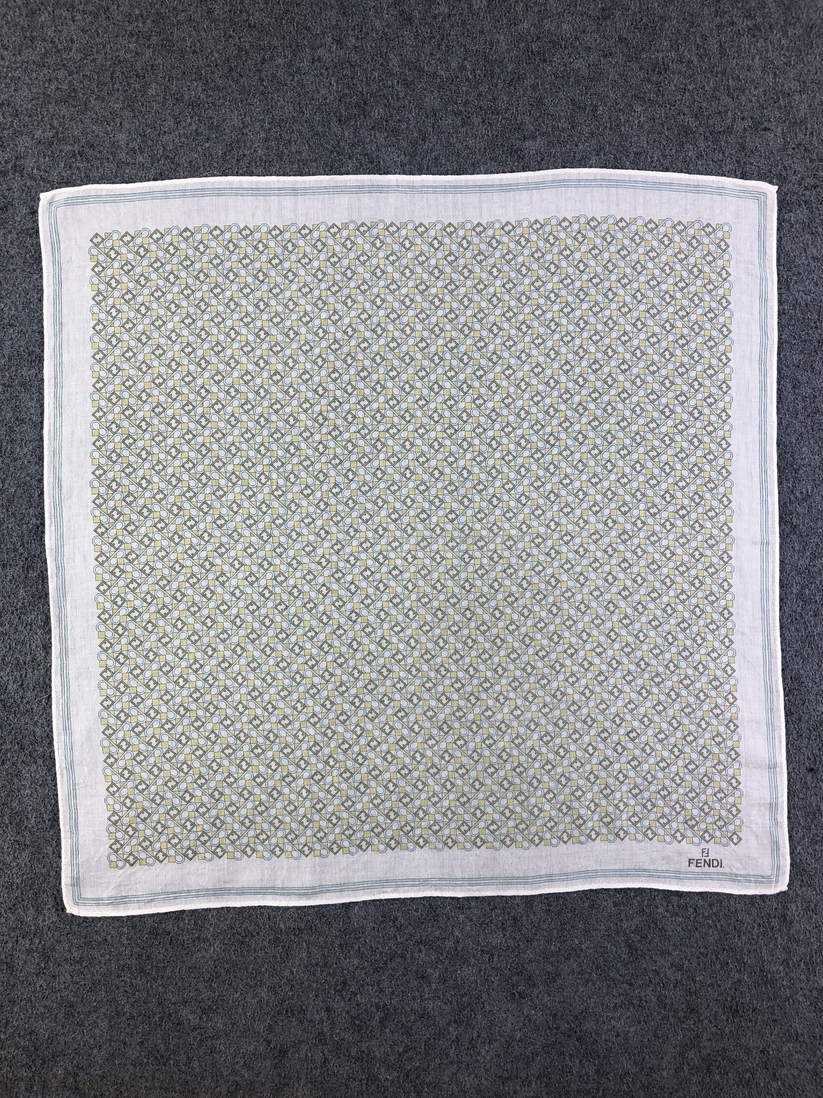 Vintage Fendi Handkerchief / Bandana / Neckerchief A1673 Size ONE SIZE - 3 Thumbnail