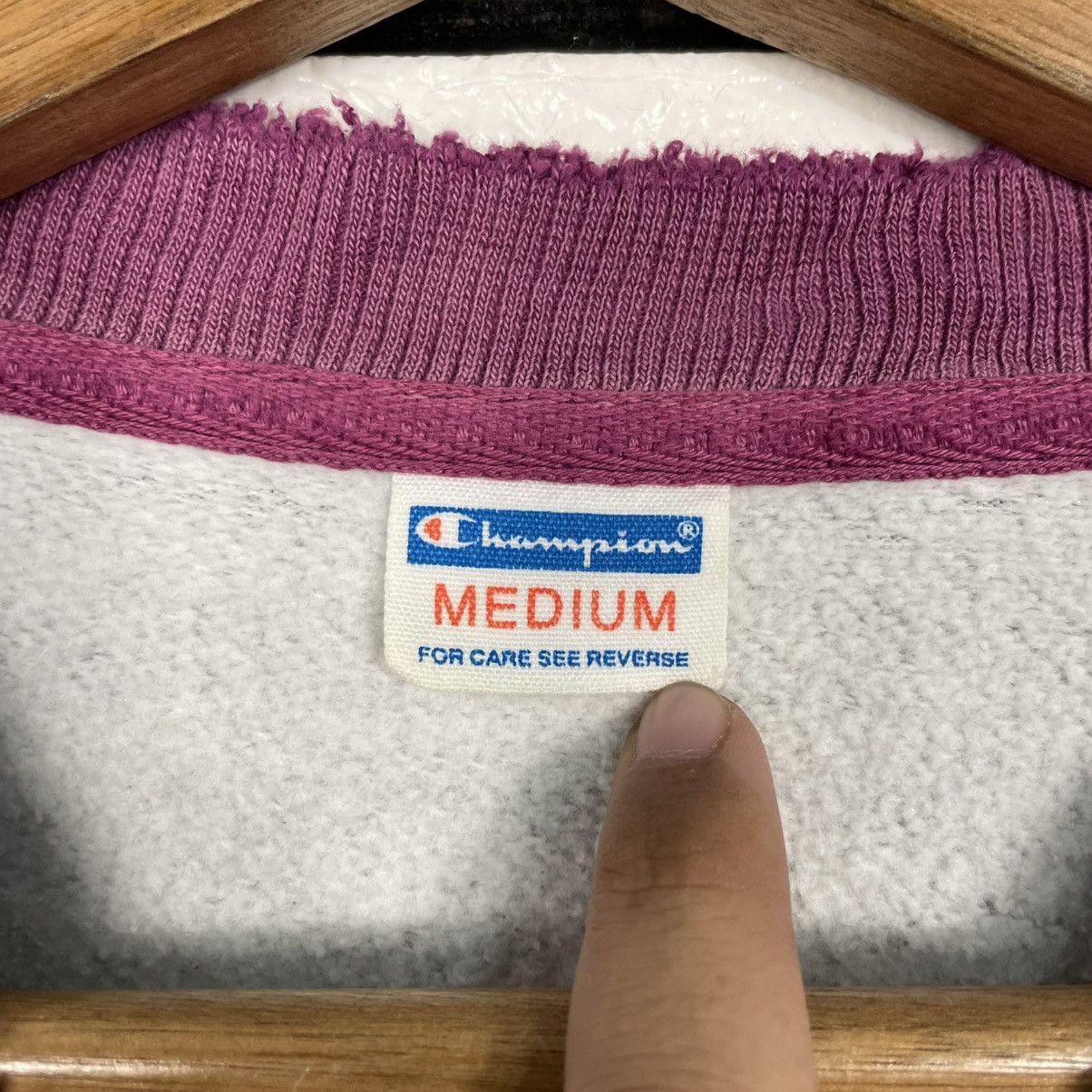 Champion Vintage Champion Two Tone Crewneck Sweatshirt Size M / US 6-8 / IT 42-44 - 11 Thumbnail