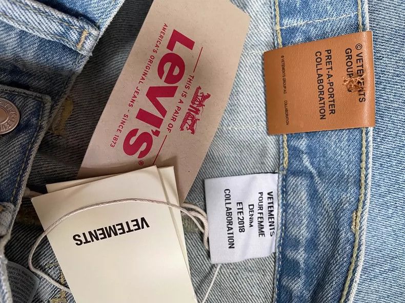 Vetements Vetements SizeM Levis Collab Patchwork Jeans Demna Size US 29 - 5 Thumbnail