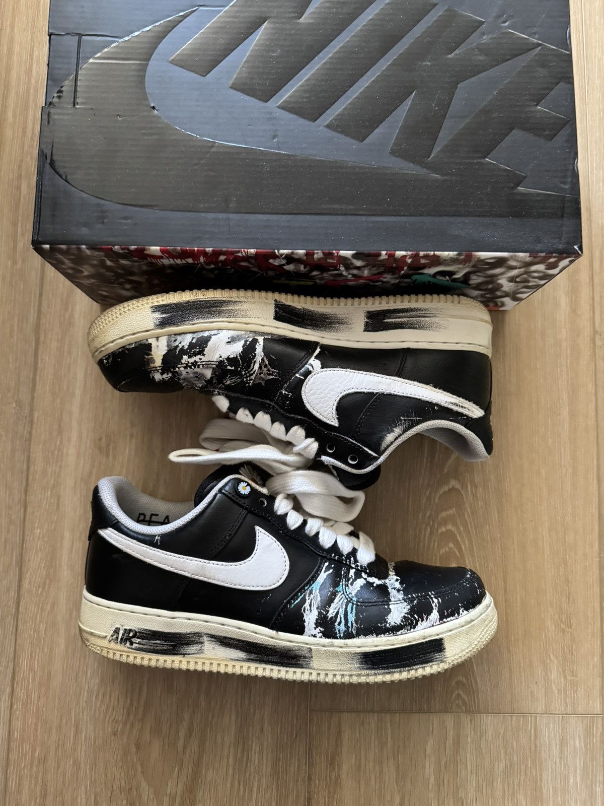 Nike Nike Air Force 1 Low G-Dragon Peaceminusone Para-Noise Size US 9 / EU 42 - 2 Thumbnail