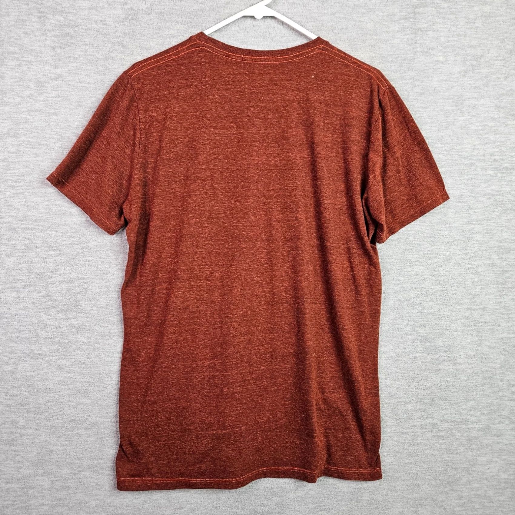 Gustin GUSTIN Mens Rusty Brown Short Sleeve Crew Neck Tee M Made in USA Size US 31 - 2 Thumbnail