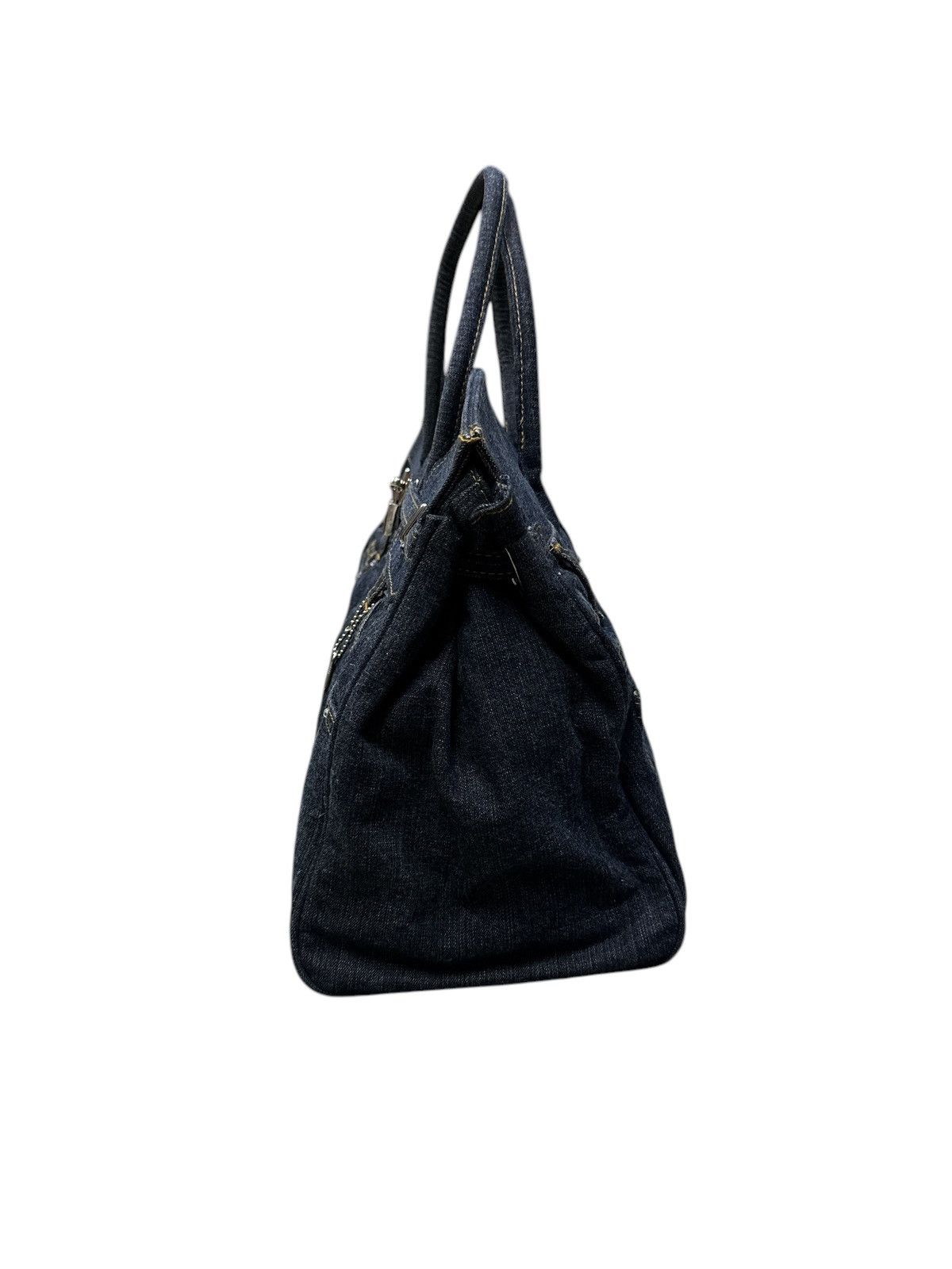 Handmade VINTAGE DENIM HANDMADE HANDBAG Size ONE SIZE - 3 Thumbnail