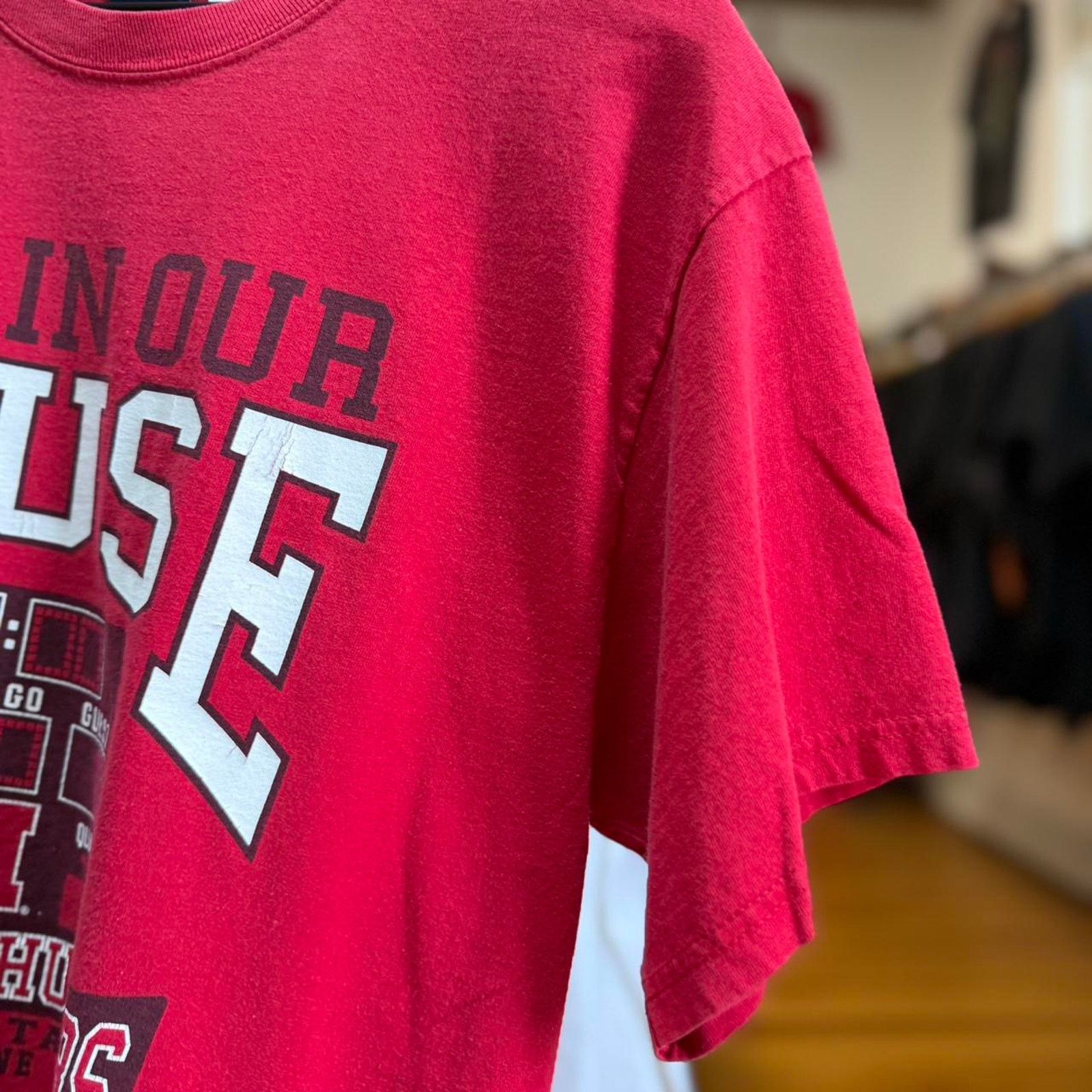 Vintage Vintage Y2K Nebraska Huskers Not in Our House T-Shirt Size US L / EU 52-54 / 3 - 5 Thumbnail