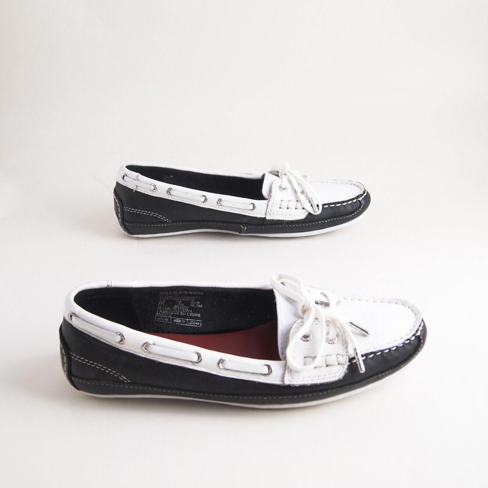 Sebago Sebago Bala Boat Shoes Loafers Black White EU 38.5 US 8 Size US 8 / IT 38 - 5 Thumbnail
