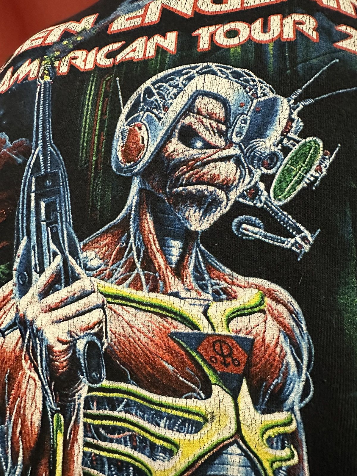 Iron Maiden Tshirt Y2K North America Tour Concert Band Tee
