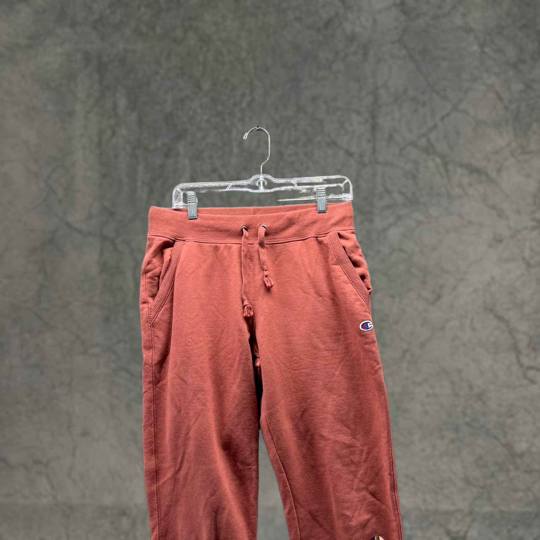 Champion Champion Sweatpants Men Medium Orange Jogger Athletic Fit Training Gym Size US 31 - 1 Thumbnail