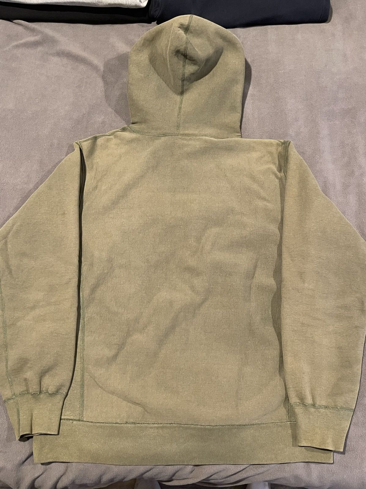 Supreme Supreme Olive Box Logo hoodie Size US XL / EU 56 / 4 - 11 Thumbnail
