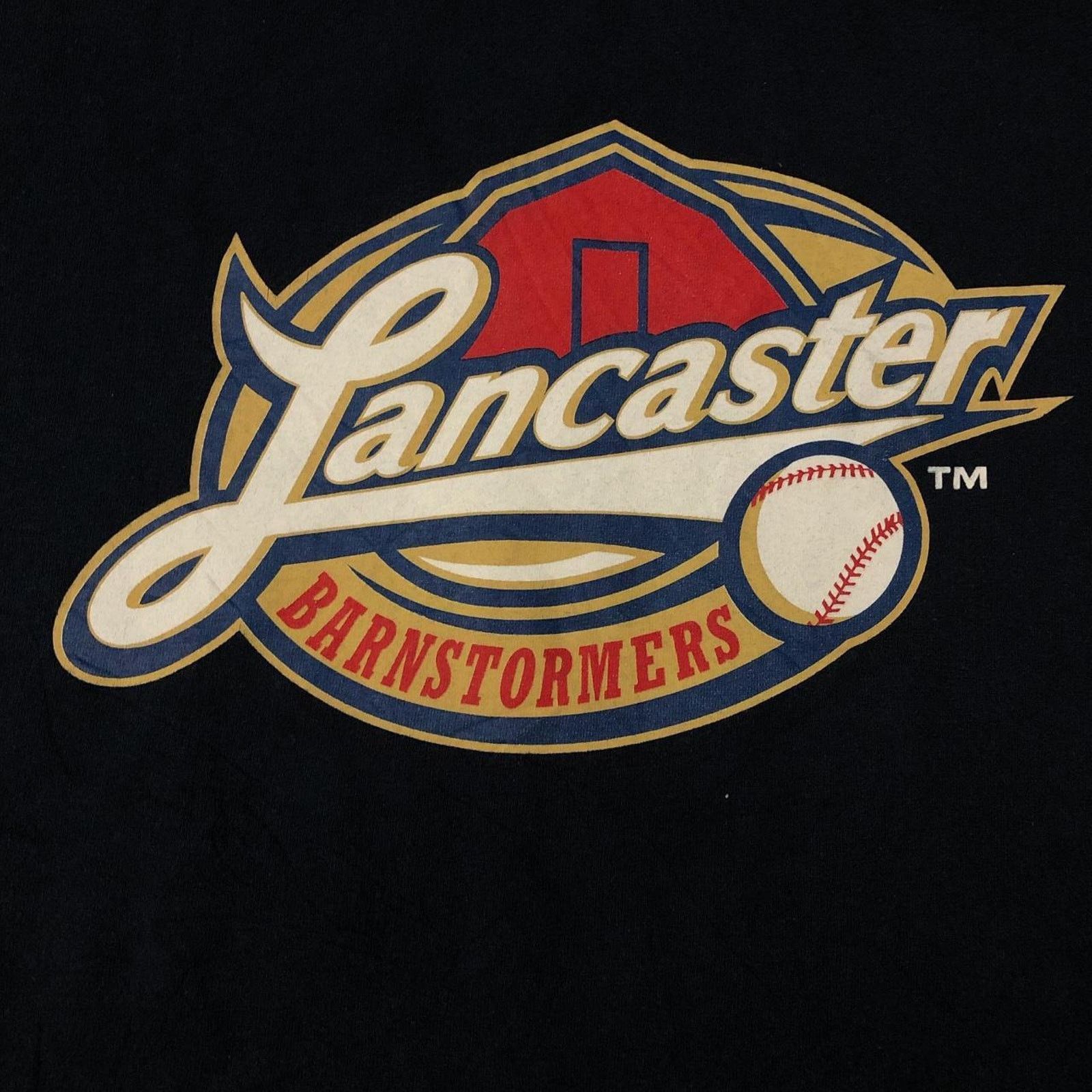 Gildan Men’s Navy Lancaster Barnstormers Baseball Graphic Tee Size US M / EU 48-50 / 2 - 3 Thumbnail