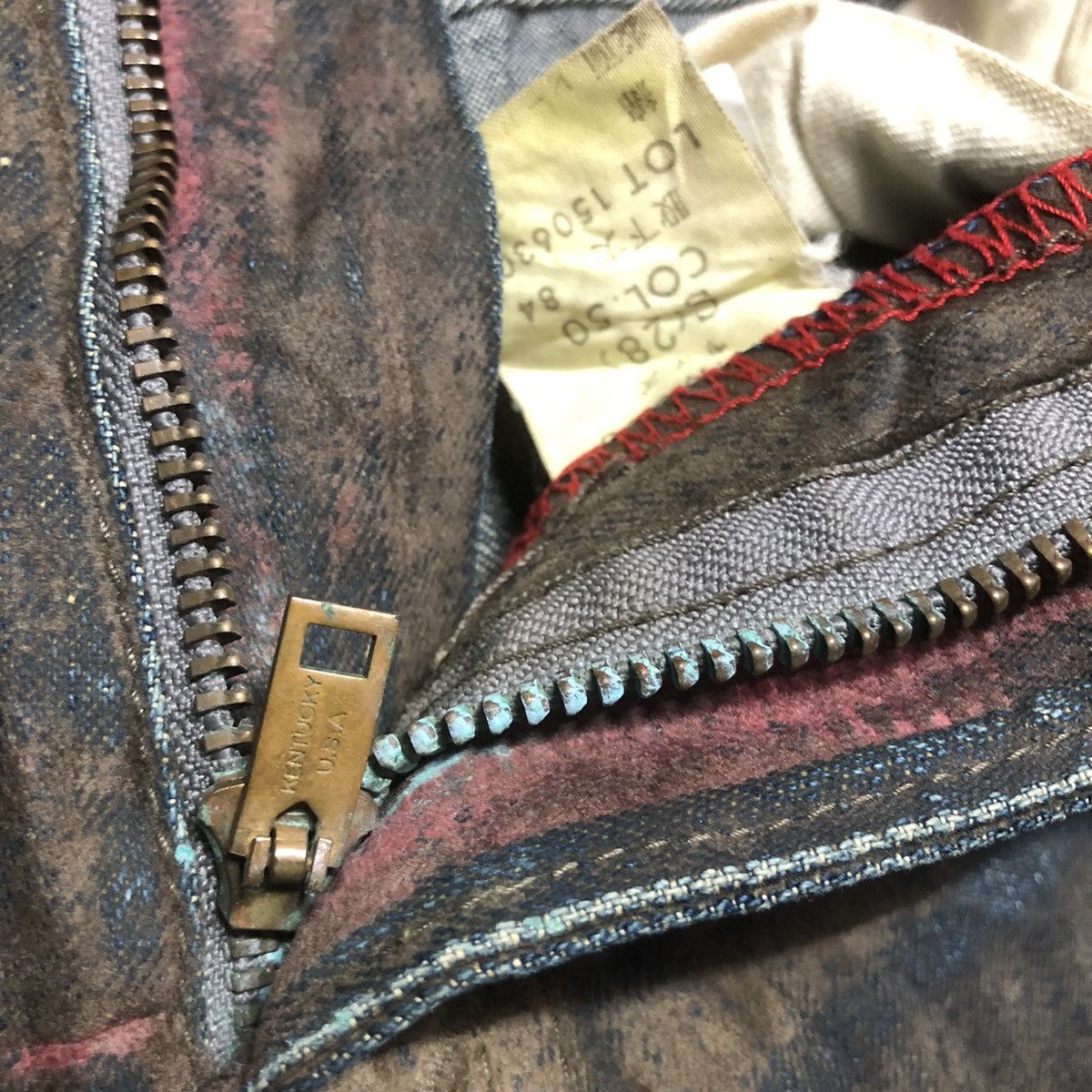 Le Grande Bleu (L.G.B.) Vintage Blue Way Denim Jeans Unisex Size US 28 / EU 44 - 15 Thumbnail