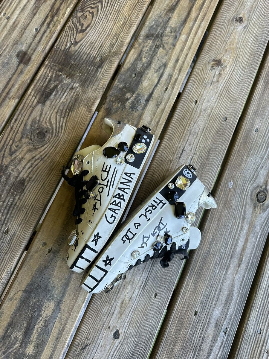 Dolce & Gabbana Dolce&Gabbana Authentic Hand Painted Size US 10 / IT 40 - 1 Thumbnail
