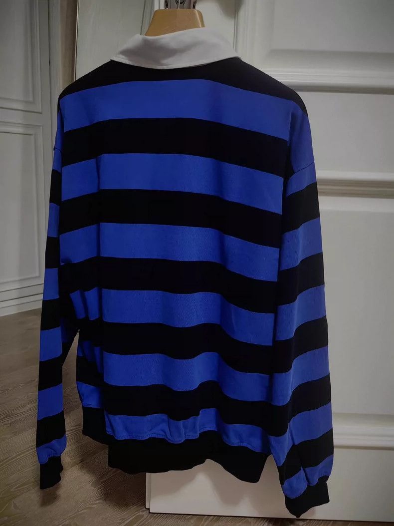 Alexander Wang Alexander Wang Striped Long Sleeve Polo- Size XS / US 0-2 / IT 36-38 - 3 Thumbnail