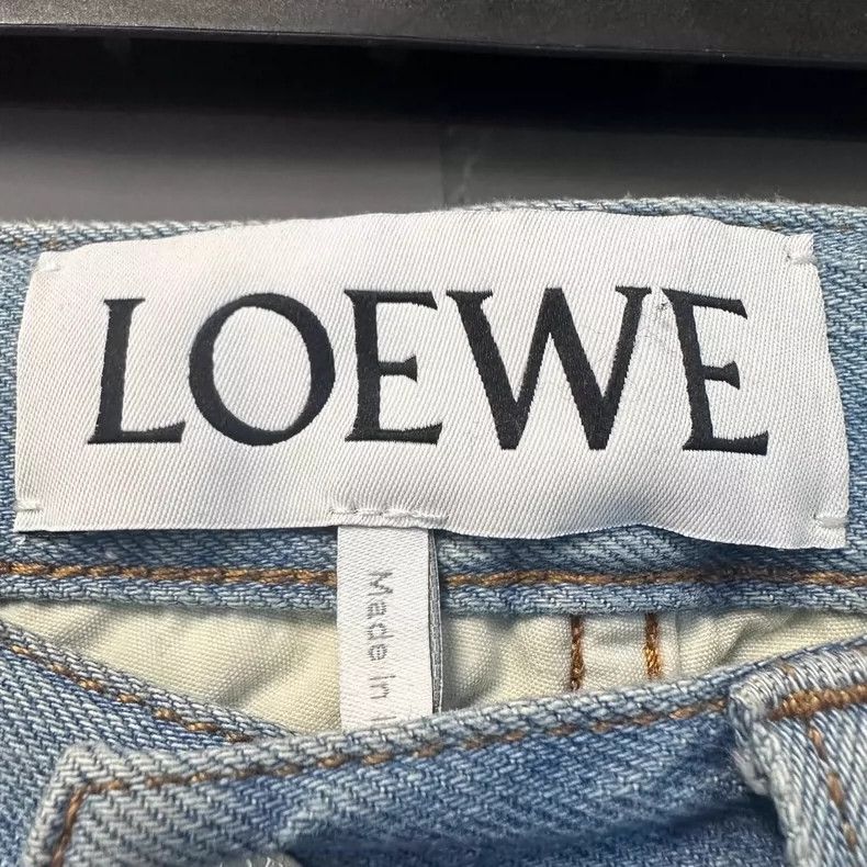 Loewe loewe Blue cropped jeans 2505-Nextarrow Size US 36 / EU 52 - 3 Thumbnail
