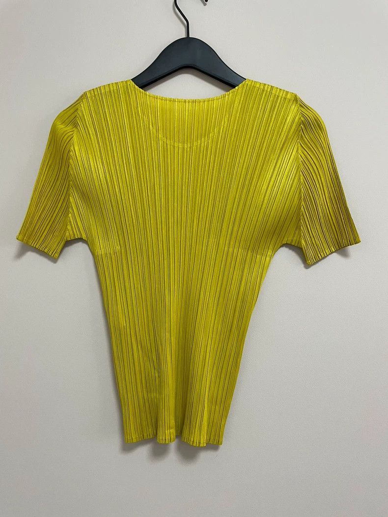 Issey Miyake issey miyake size:3 Yellow short-sleeved shirt 2506-Nextar Size XXS / US 00 / IT 34 - 2 Thumbnail