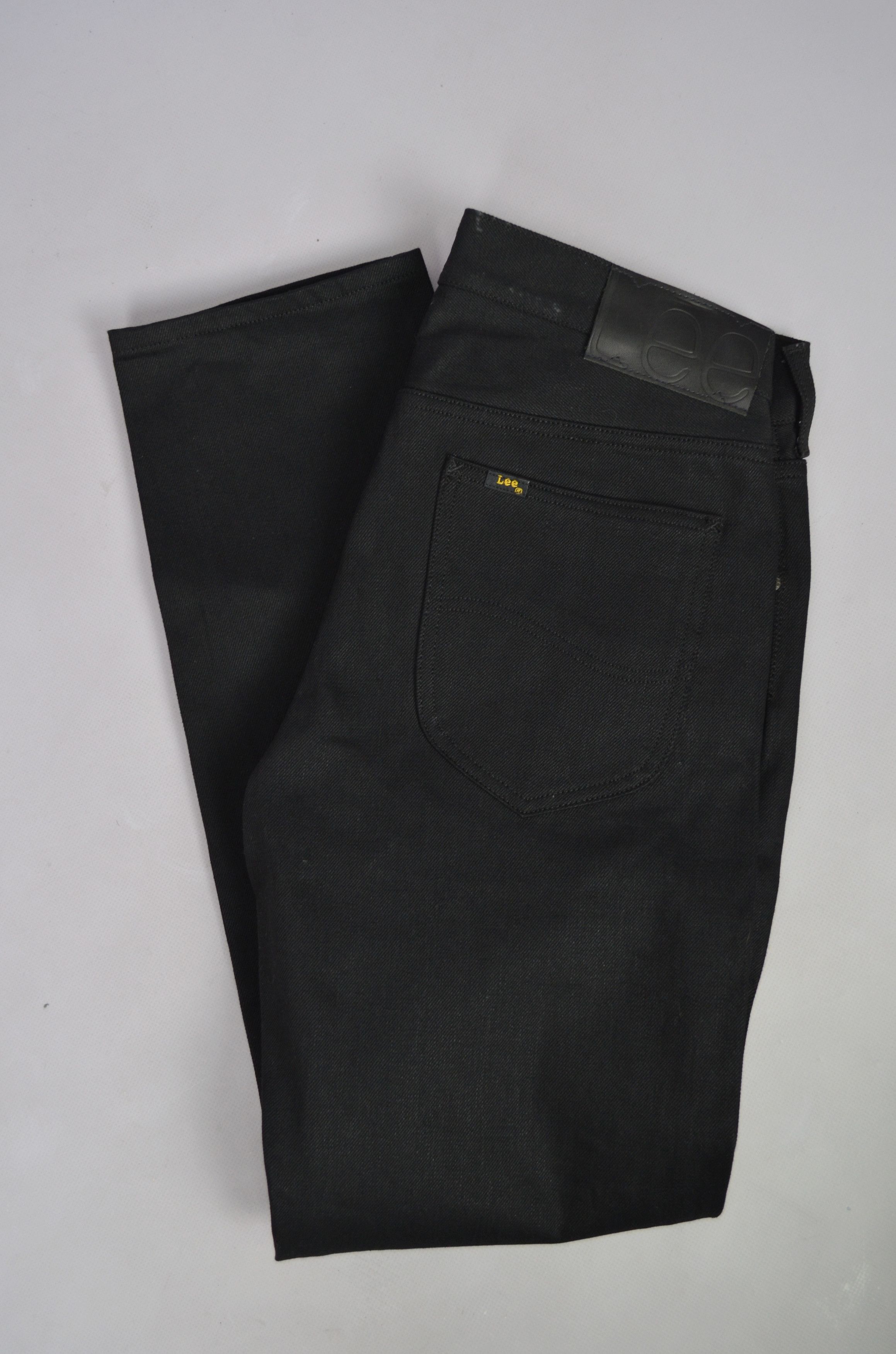 Designer × Japanese Brand × Lee Lee 101 101S Jeans Dry Selvedge Black 14oz Size W32 L32 Size US 32 / EU 48 - 11 Thumbnail