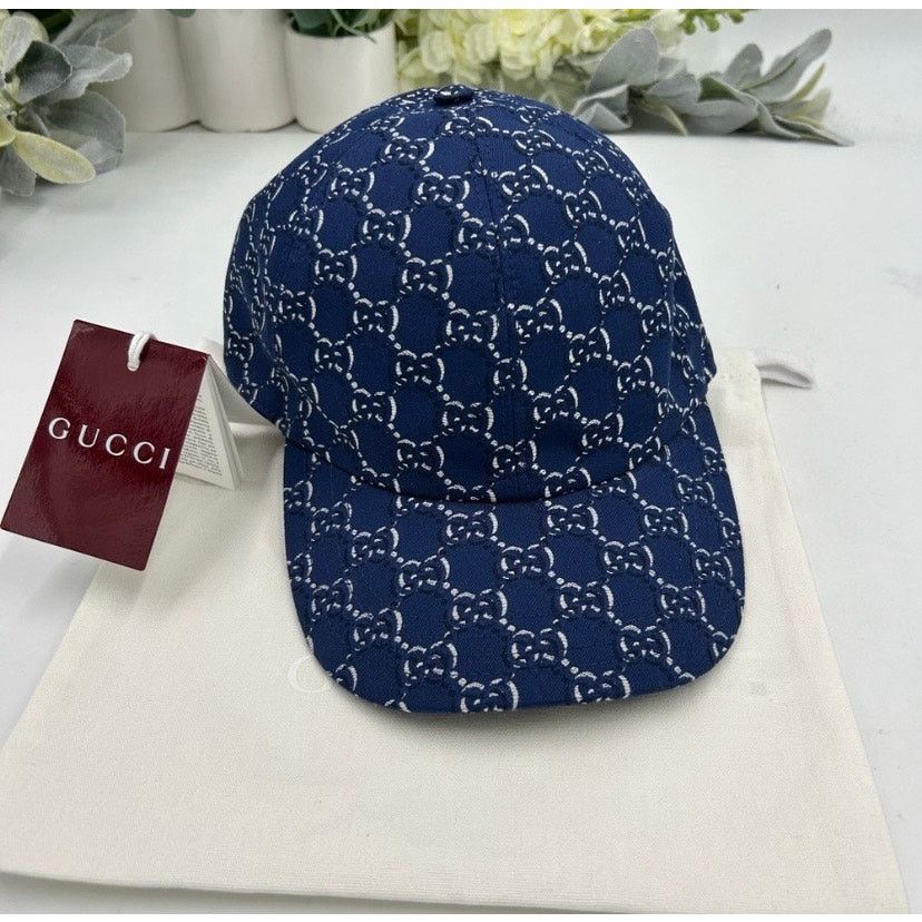 Gucci Men's Gucci, blue shadow GG adjustable baseball camp size m Size ONE SIZE - 1 Thumbnail