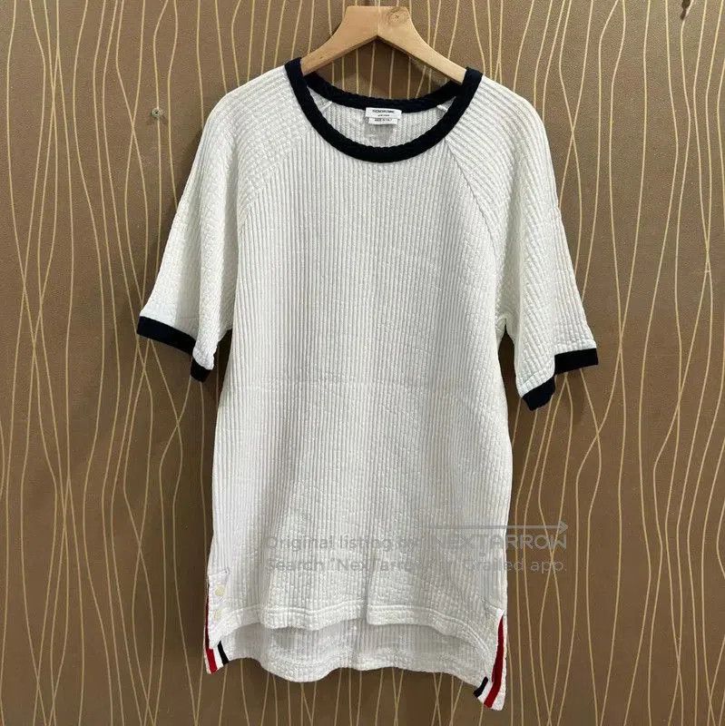 Thom Browne Thom Browne White Cotton Women's T-Shirt . Size S / US 4 / IT 40 - 1 Thumbnail