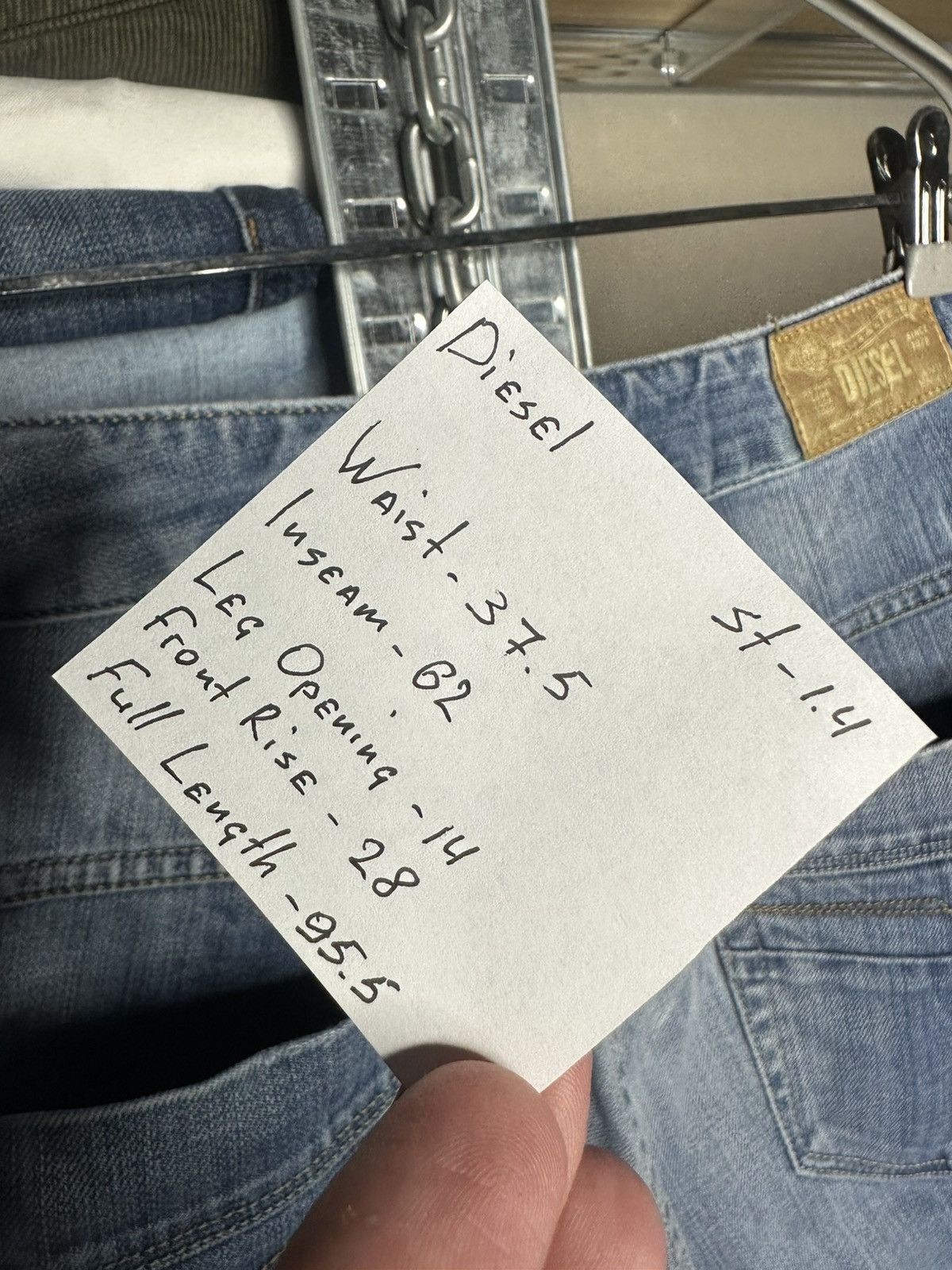 Diesel DIESEL FAYZA 26 x 32 Women’s s Denim Jeans Pants Tapered Leg Size 26" / US 2 / IT 38 - 4 Thumbnail